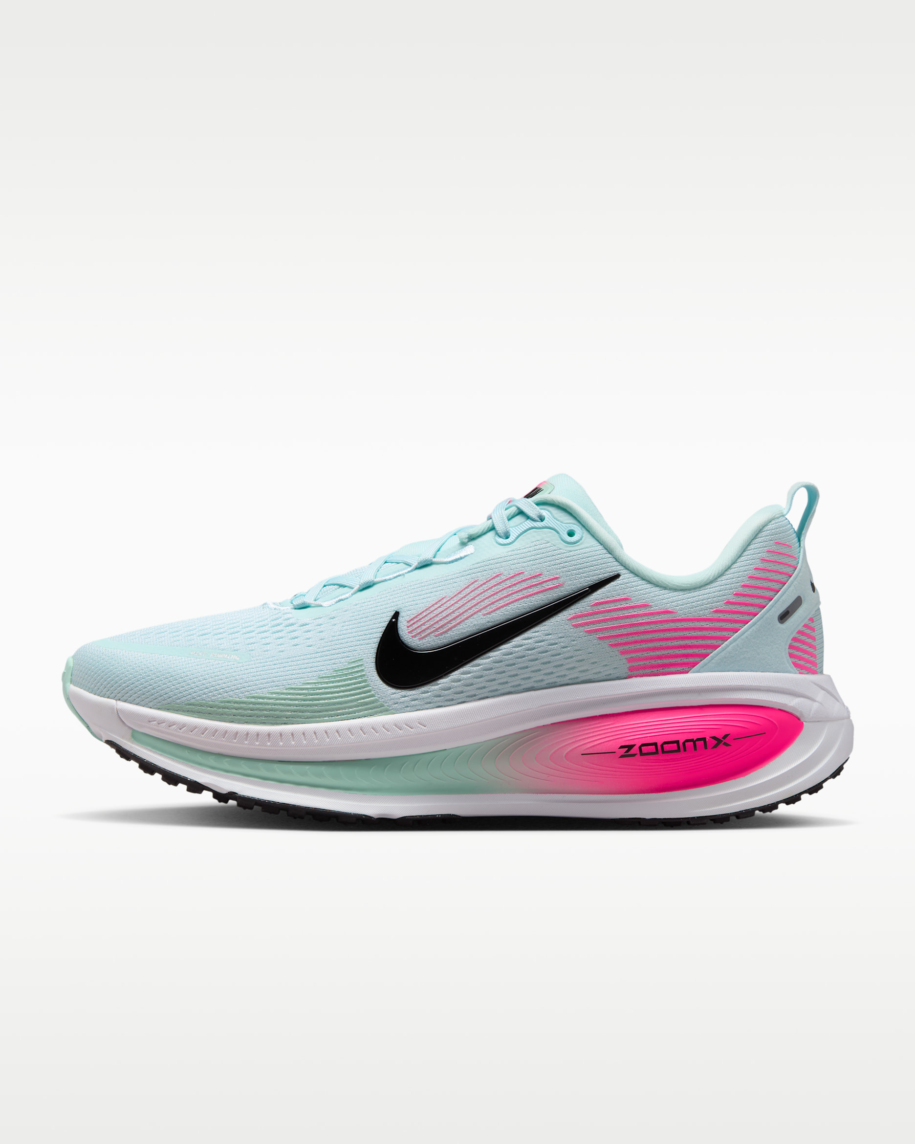 Nike Vomero 18 Men's Road Running Shoes - Glacier Blue/White/Hyper Pink/Black