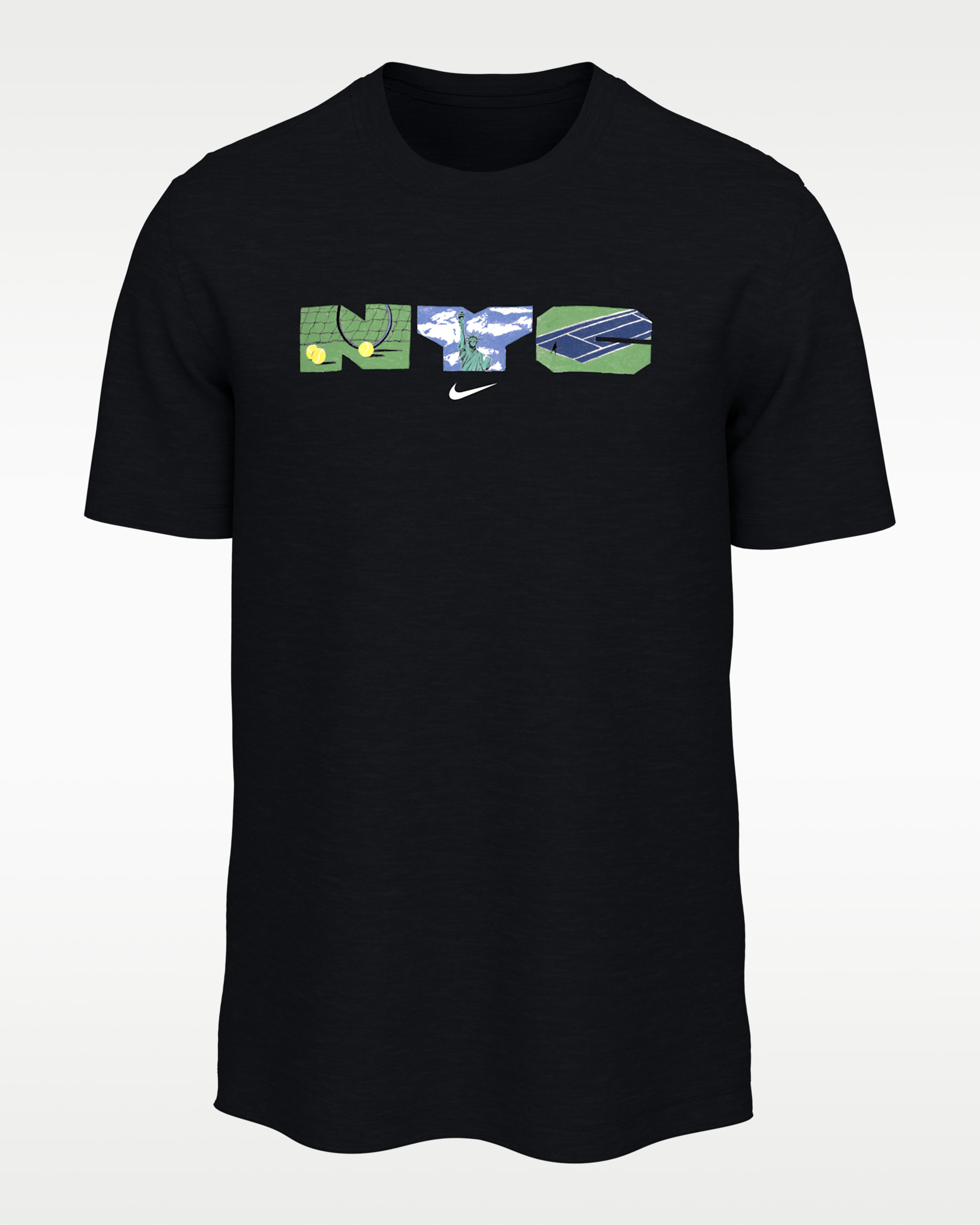 NikeCourt Tennis T-Shirt - Black