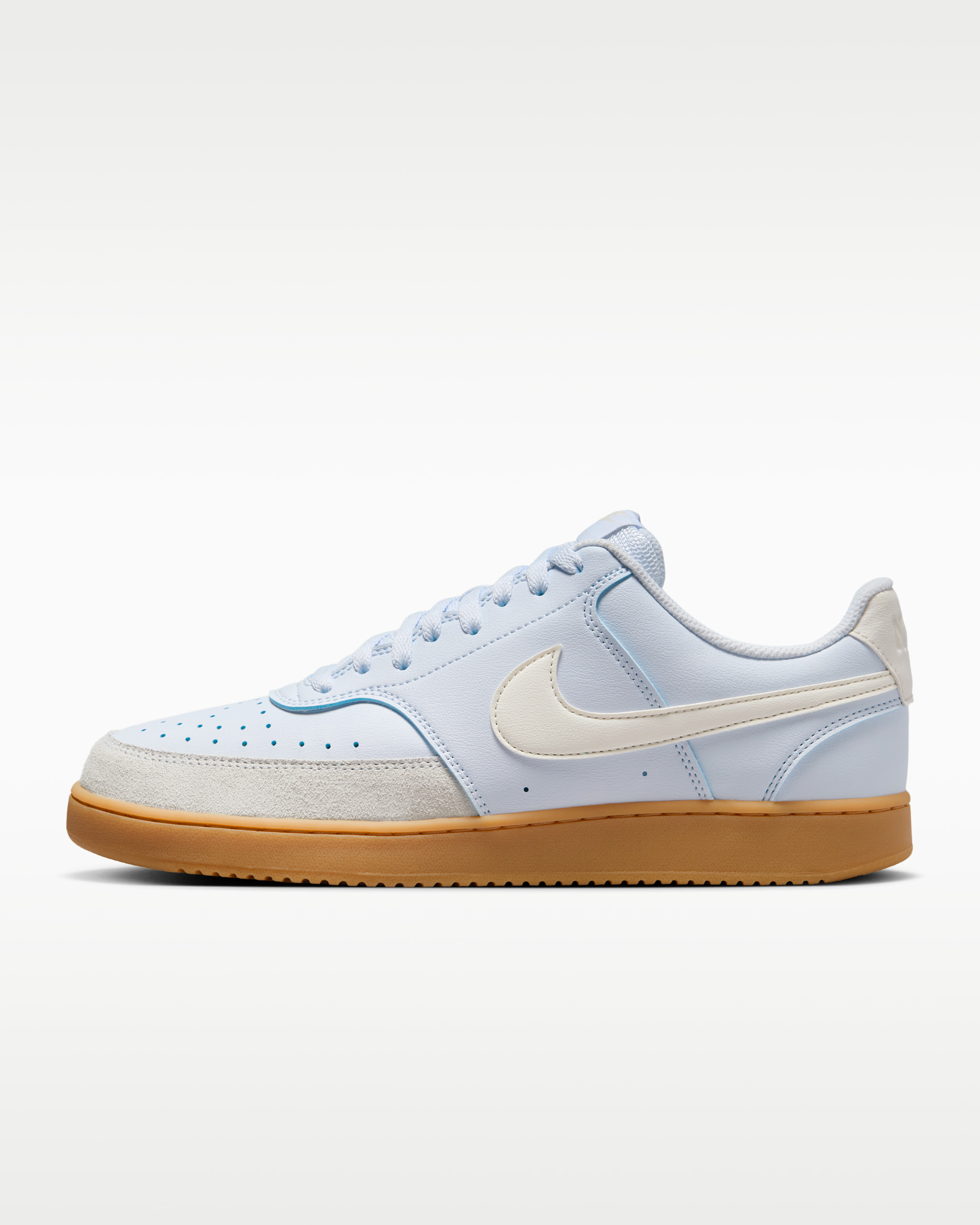 Nike Court Vision 低筒男鞋 - Football Grey/Gum Light Brown/Pale Ivory