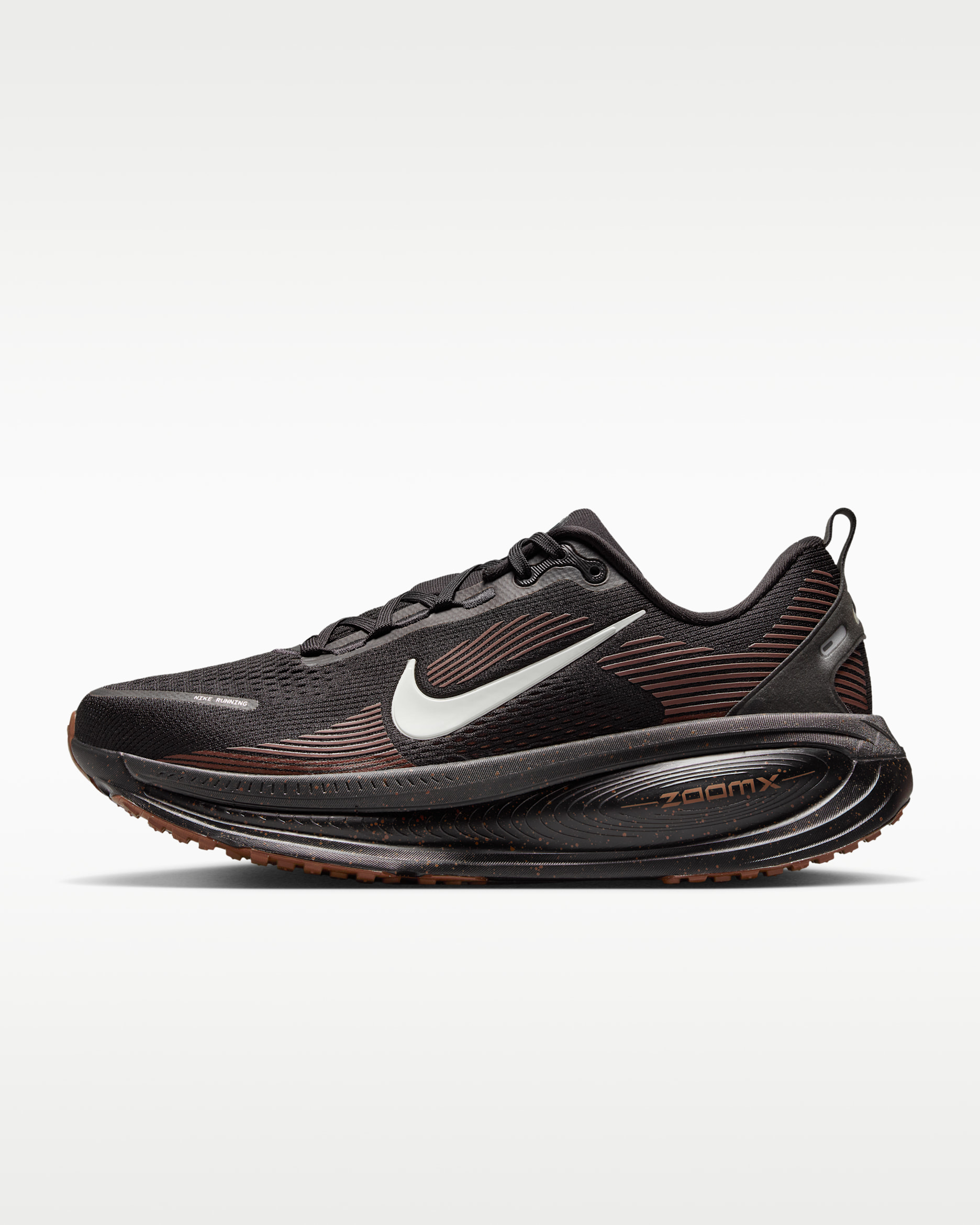 Nike Vomero 18 Men's Road Running Shoes - Black/Velvet Brown/Desert Ochre/Ironstone