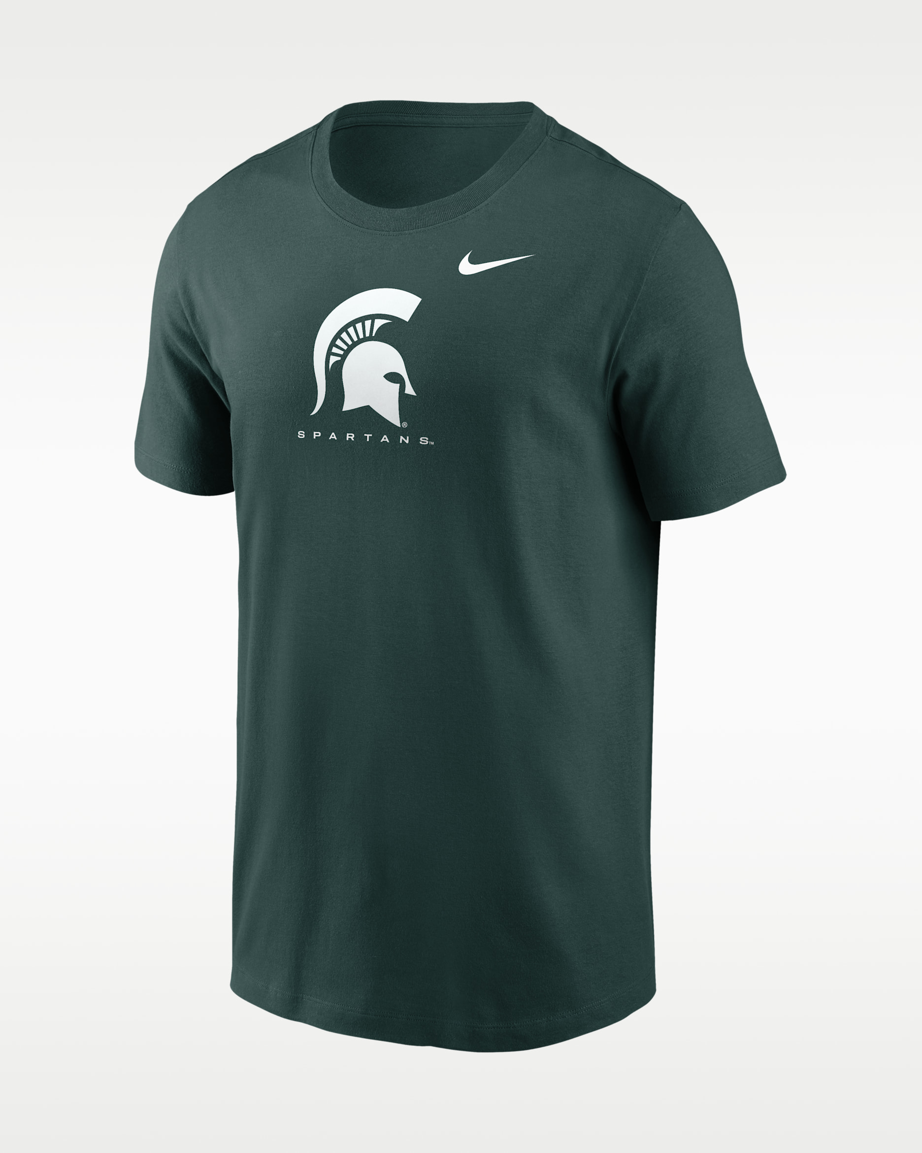 Playera universitaria Nike Dri-FIT para hombre Michigan State Courtside - Verde