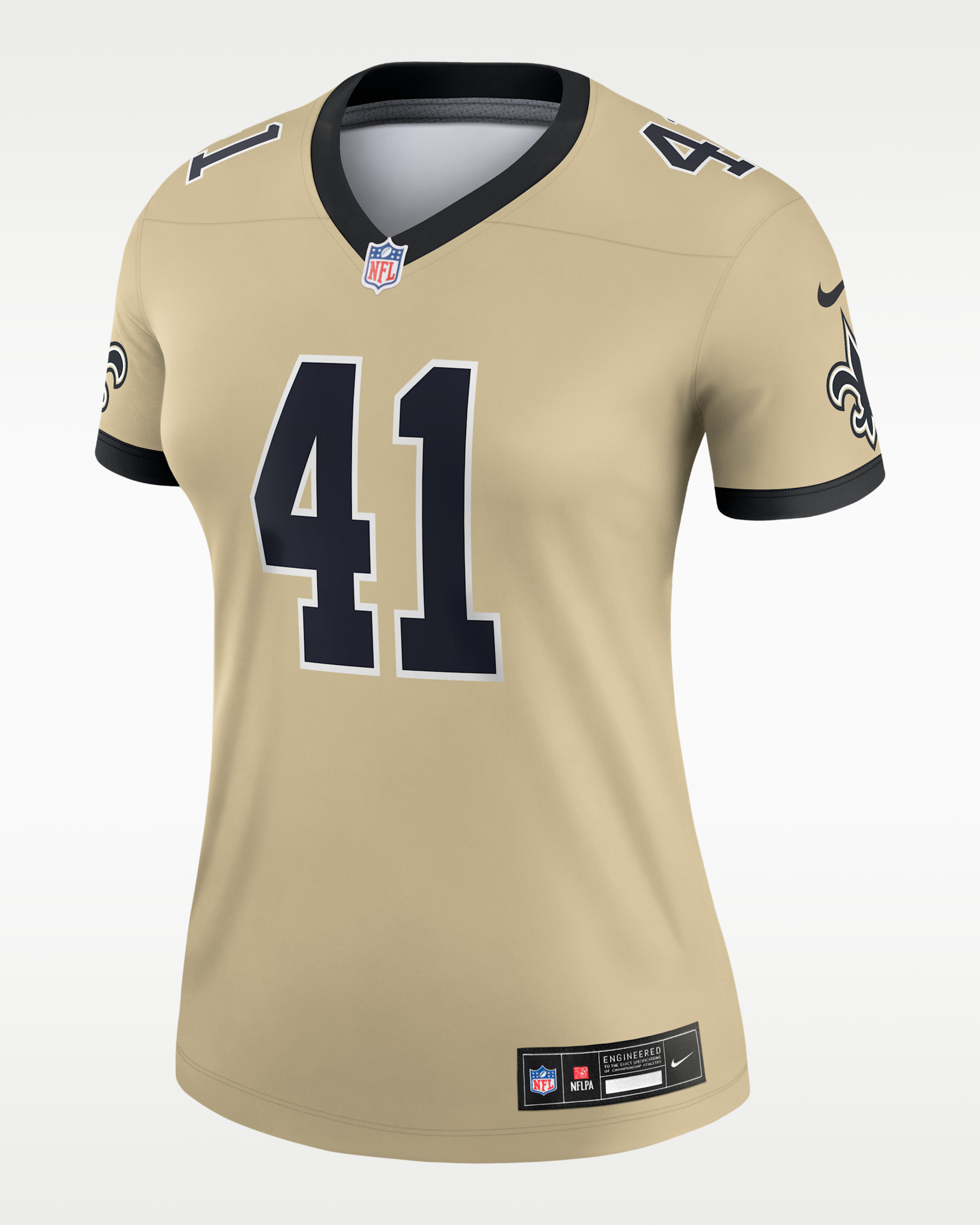 Alvin Kamara New Orleans Saints Women's Nike Dri-FIT NFL Legend Jersey - Gold