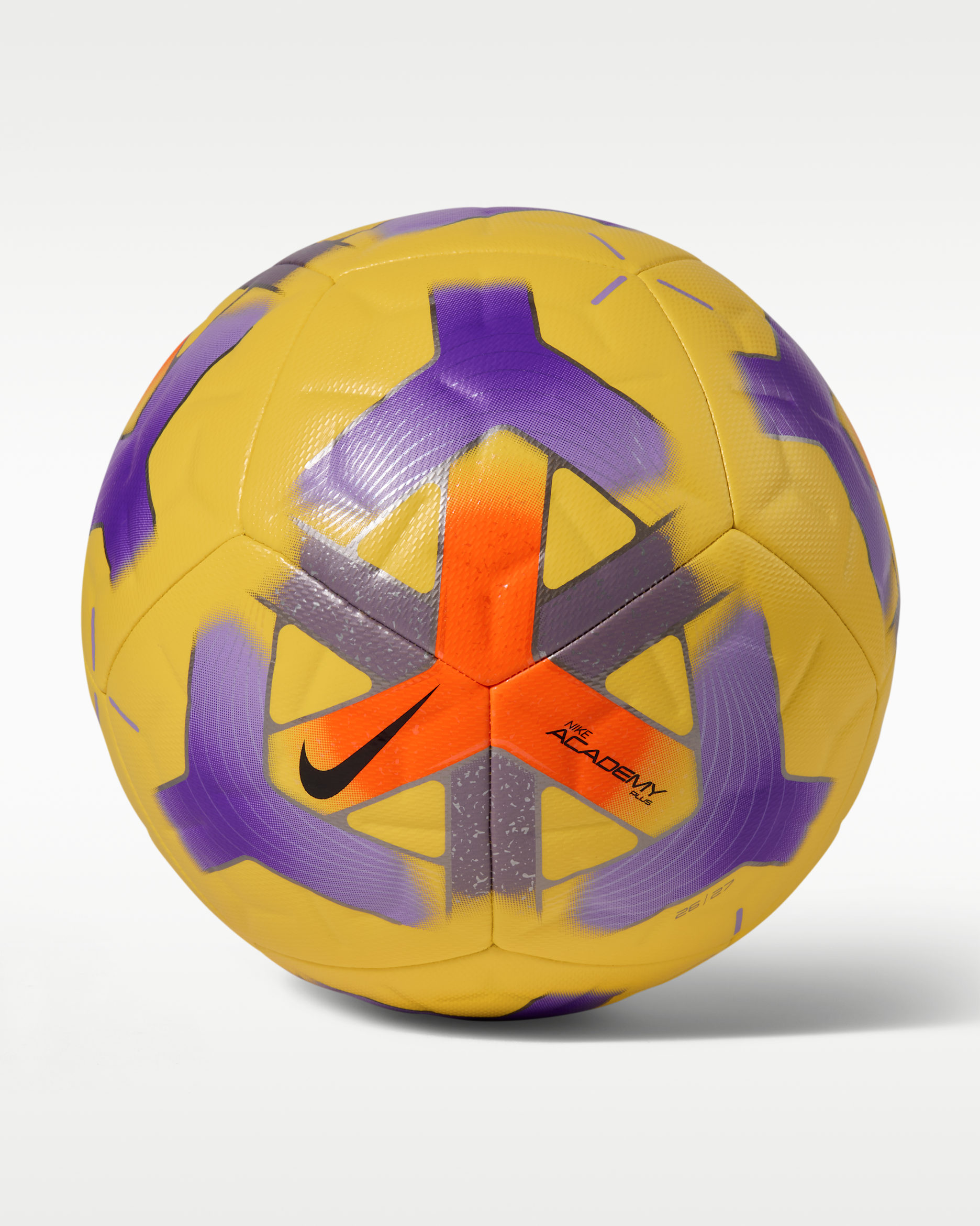 Nike Academy Plus Soccer Ball - Yellow/Hyper Crimson/Purple/Black