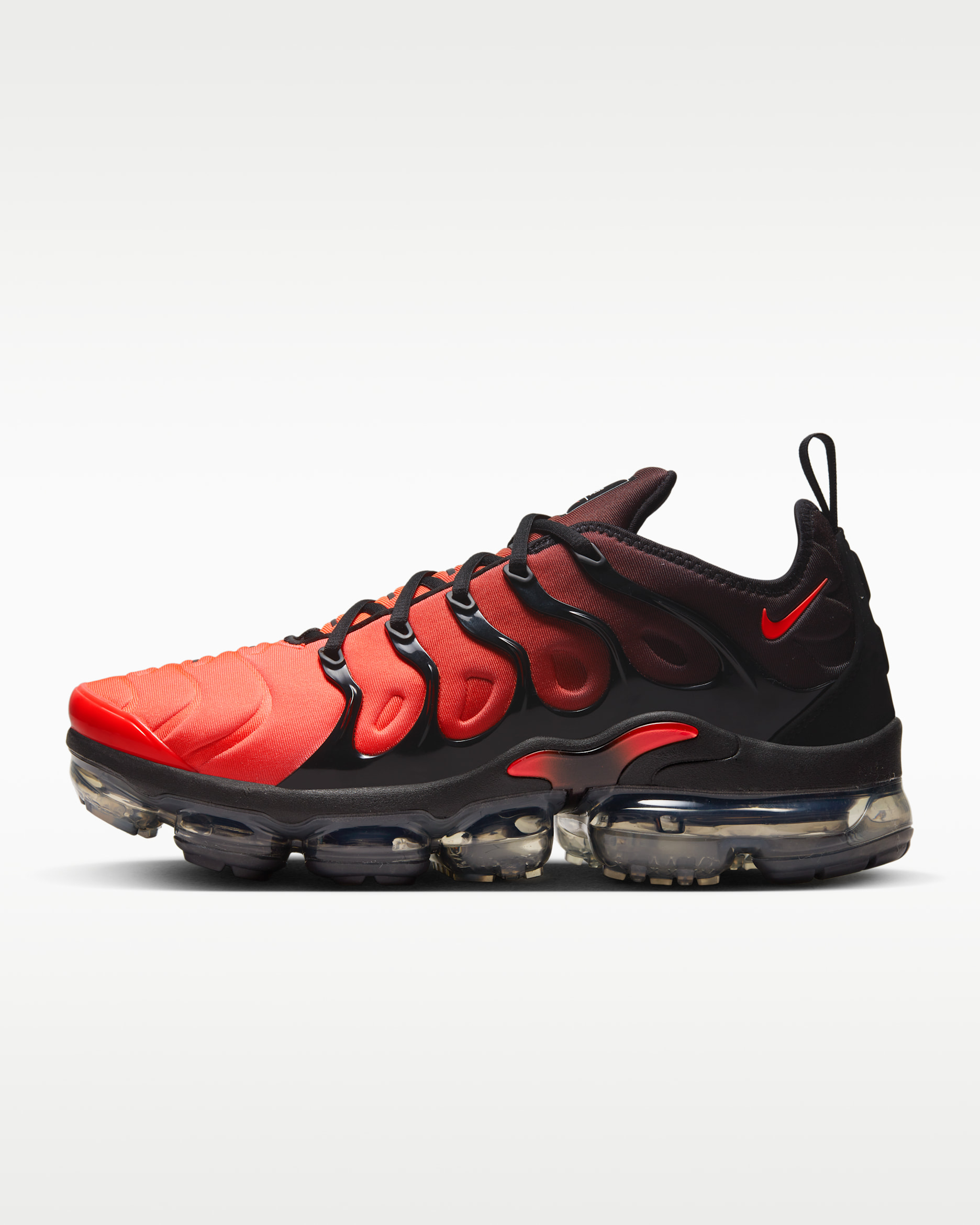 Nike Air VaporMax Plus Tenis para hombre - Negro/Antracita/Blanco/Carmesí brillante