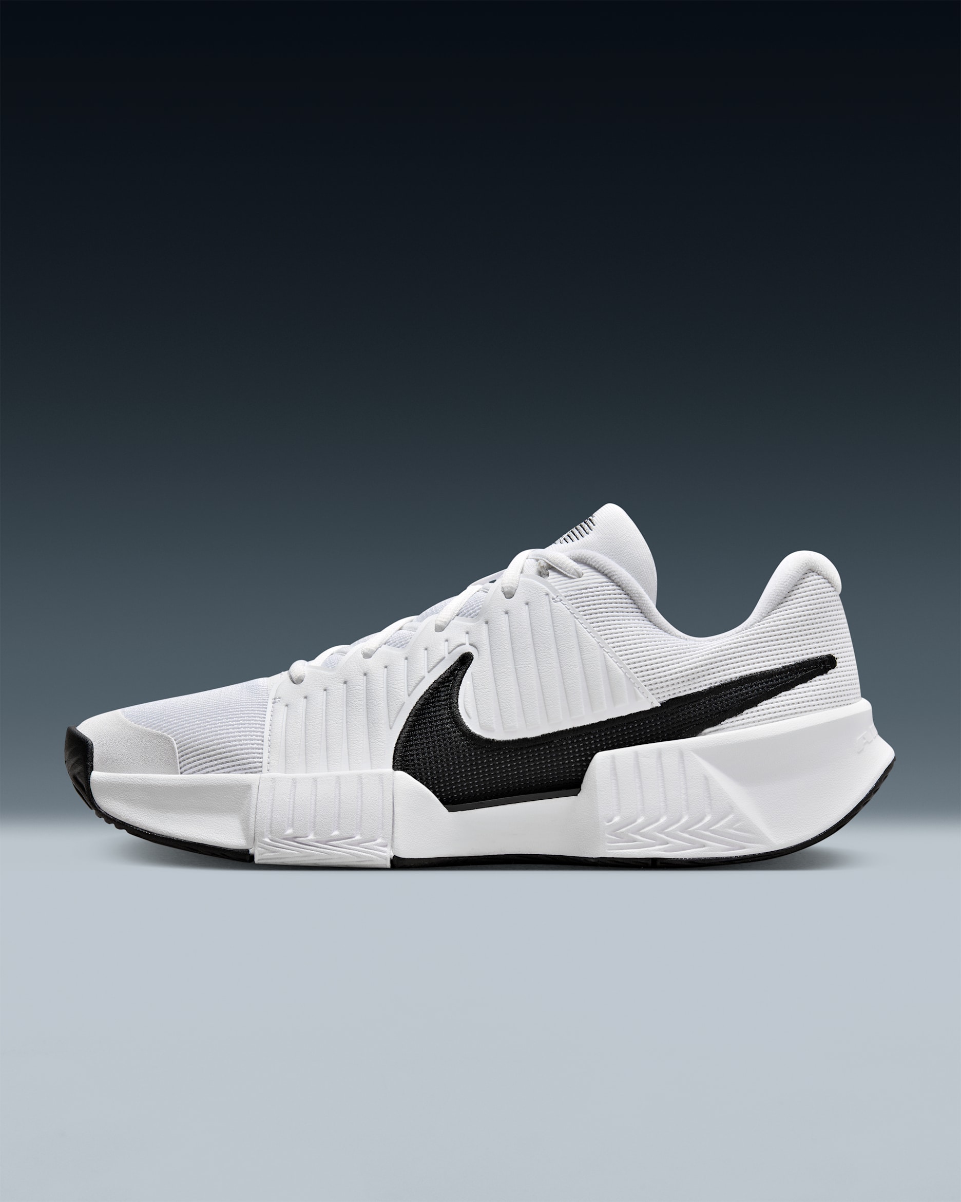 Nike GP Challenge Pro Men's Hard Court Tennis Shoes - White/White/Black