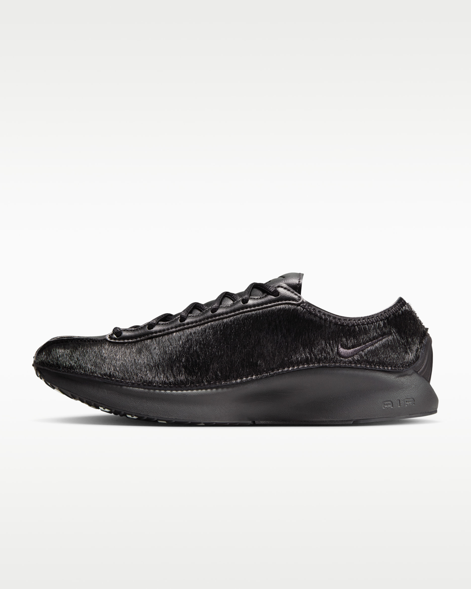 Nike Air Superfly LX Ponyhaarleder-Schuh (Damen) - Schwarz/Photon Dust/Off Noir