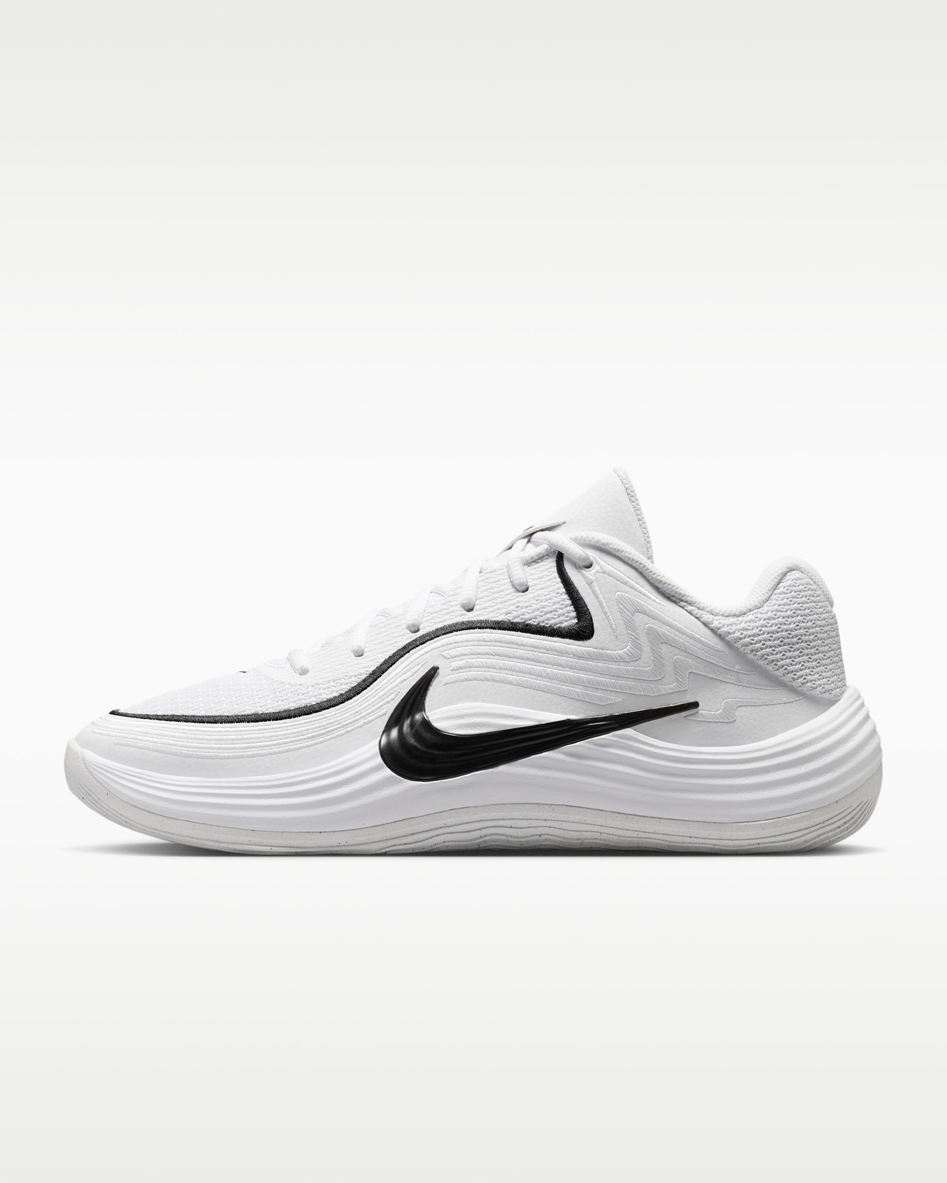 Nike Precision 8 Low Men's Basketball Shoes - White/Black/Black