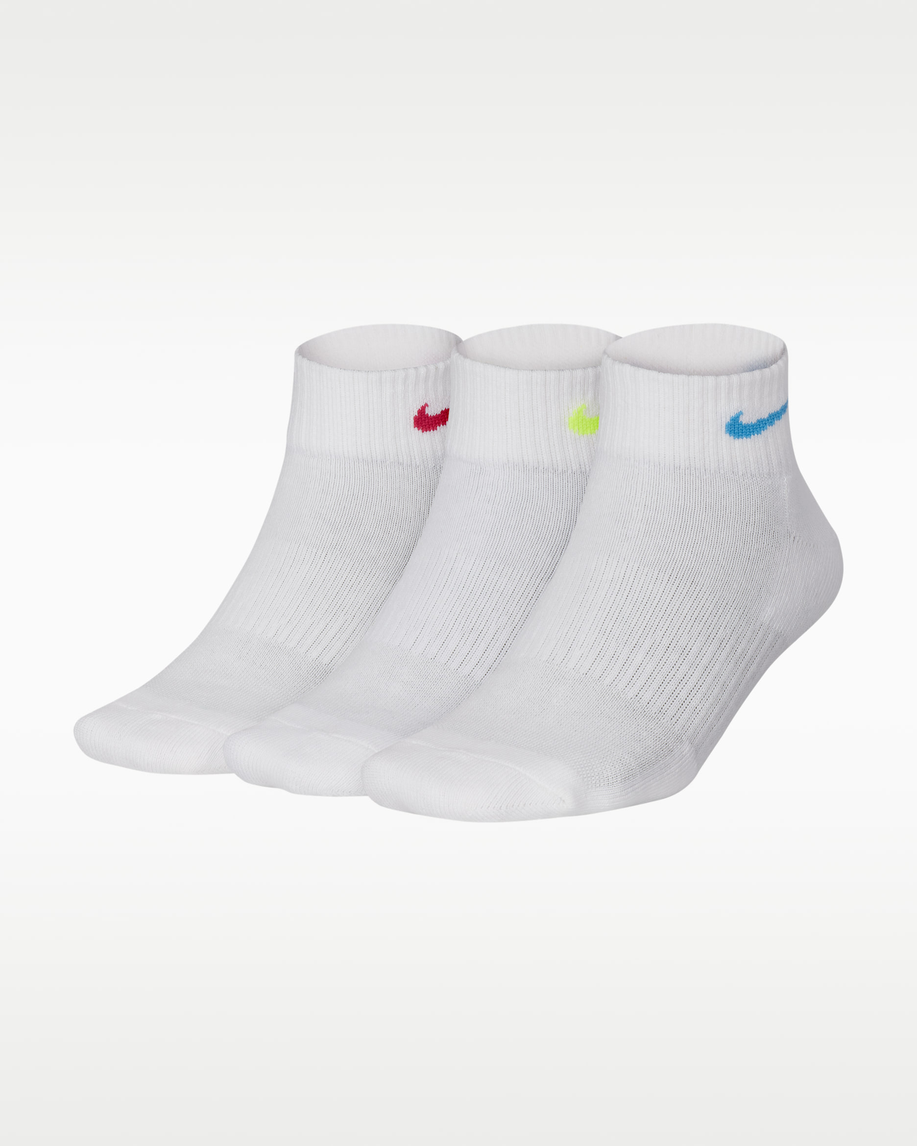 Nike Everyday Cushion Women's Training Ankle Socks (3 Pairs) - Multi-Color