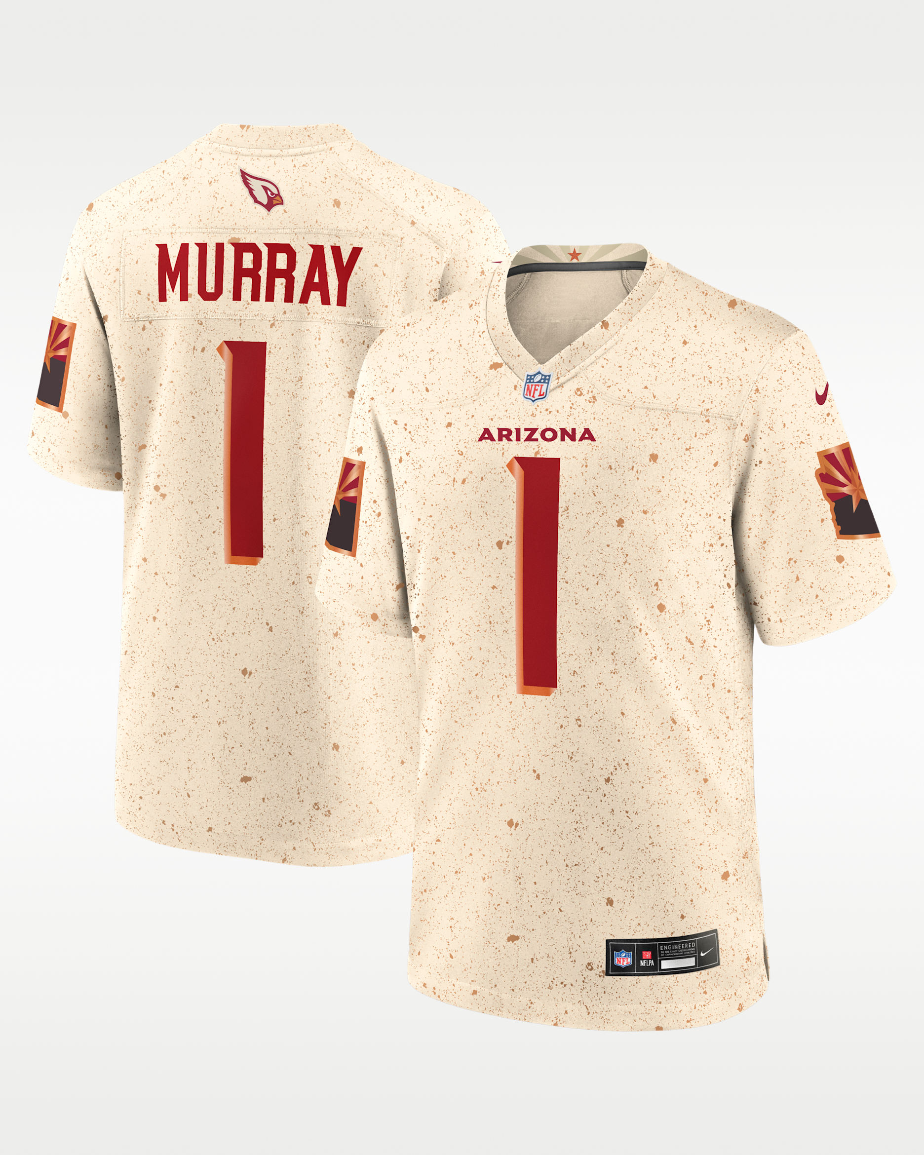 Jersey Nike de la NFL Rivalries Game para hombre Arizona Cardinals (Murray) - Natural