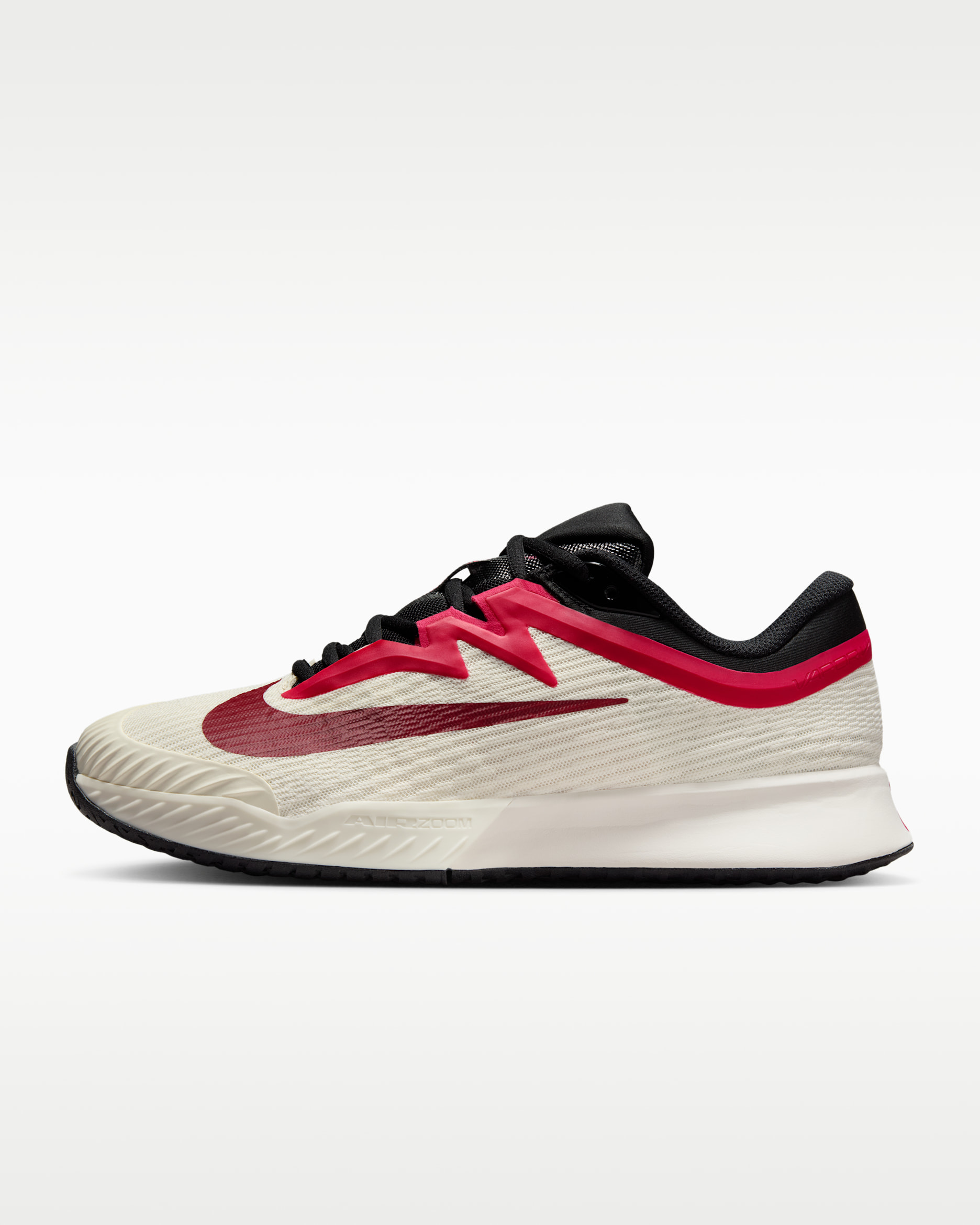 Nike Vapor Pro 3 Women's Hard Court Tennis Shoes - Pale Ivory/Sail/Team Red/Rush Pink