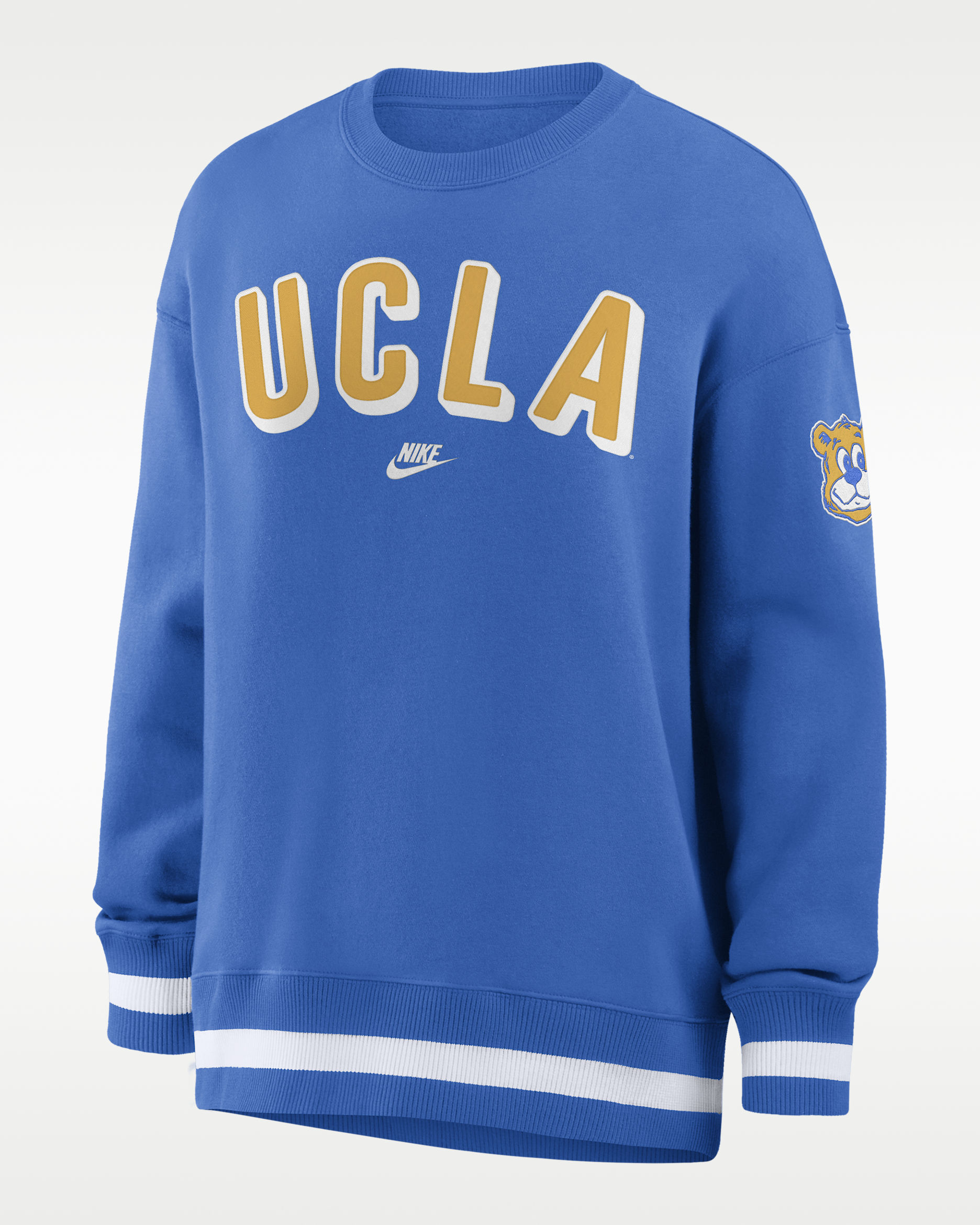 UCLA Legacy Phoenix Women's Nike College Oversized Pullover Crew - Signal Blue