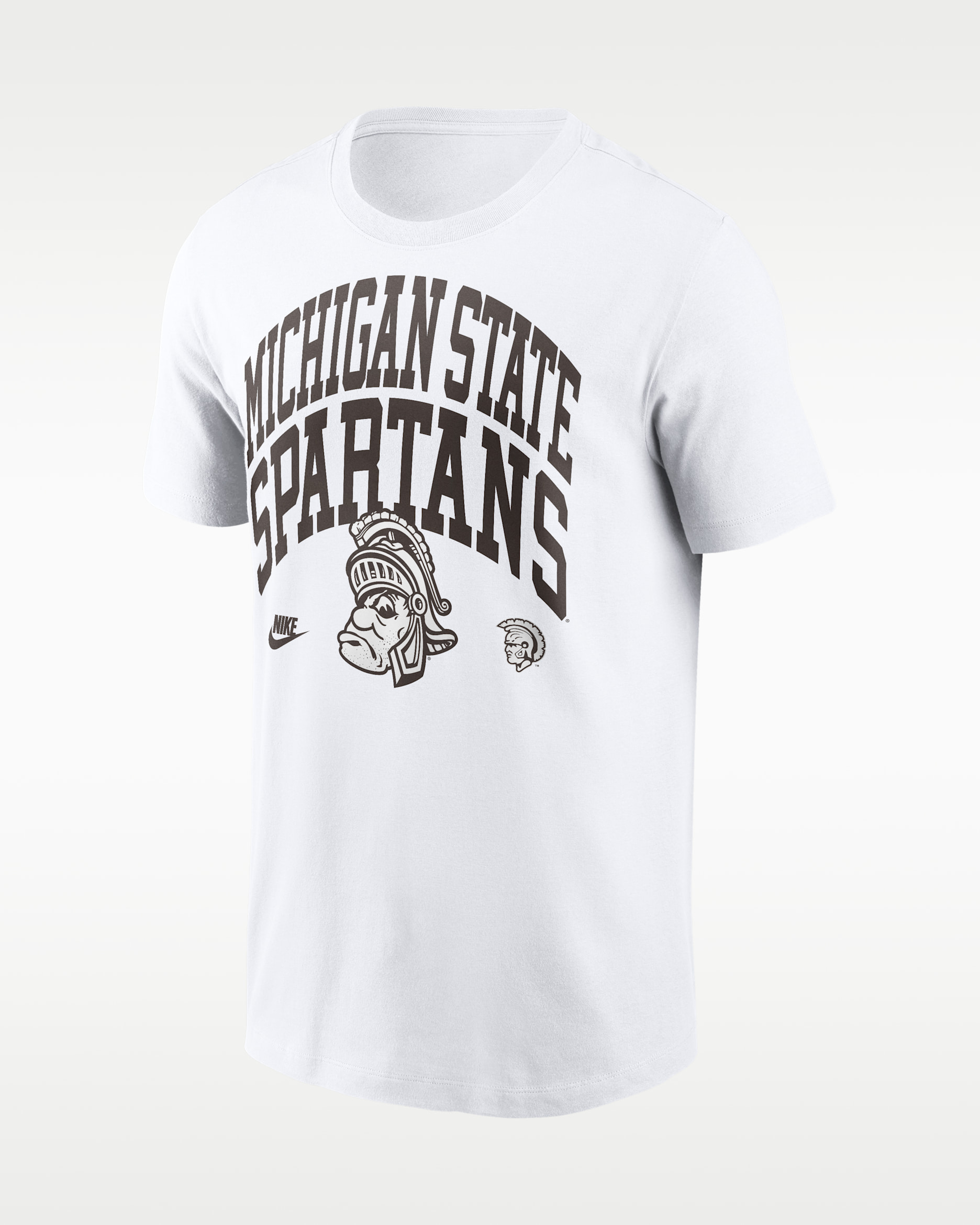Michigan State Bold Men's Nike College T-Shirt - White
