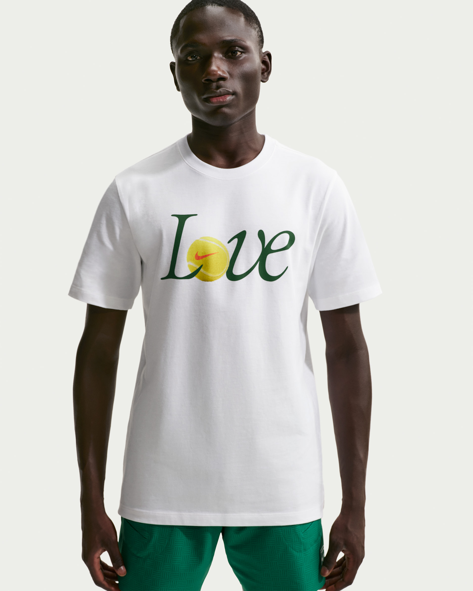 NikeCourt Men's Tennis T-Shirt - White