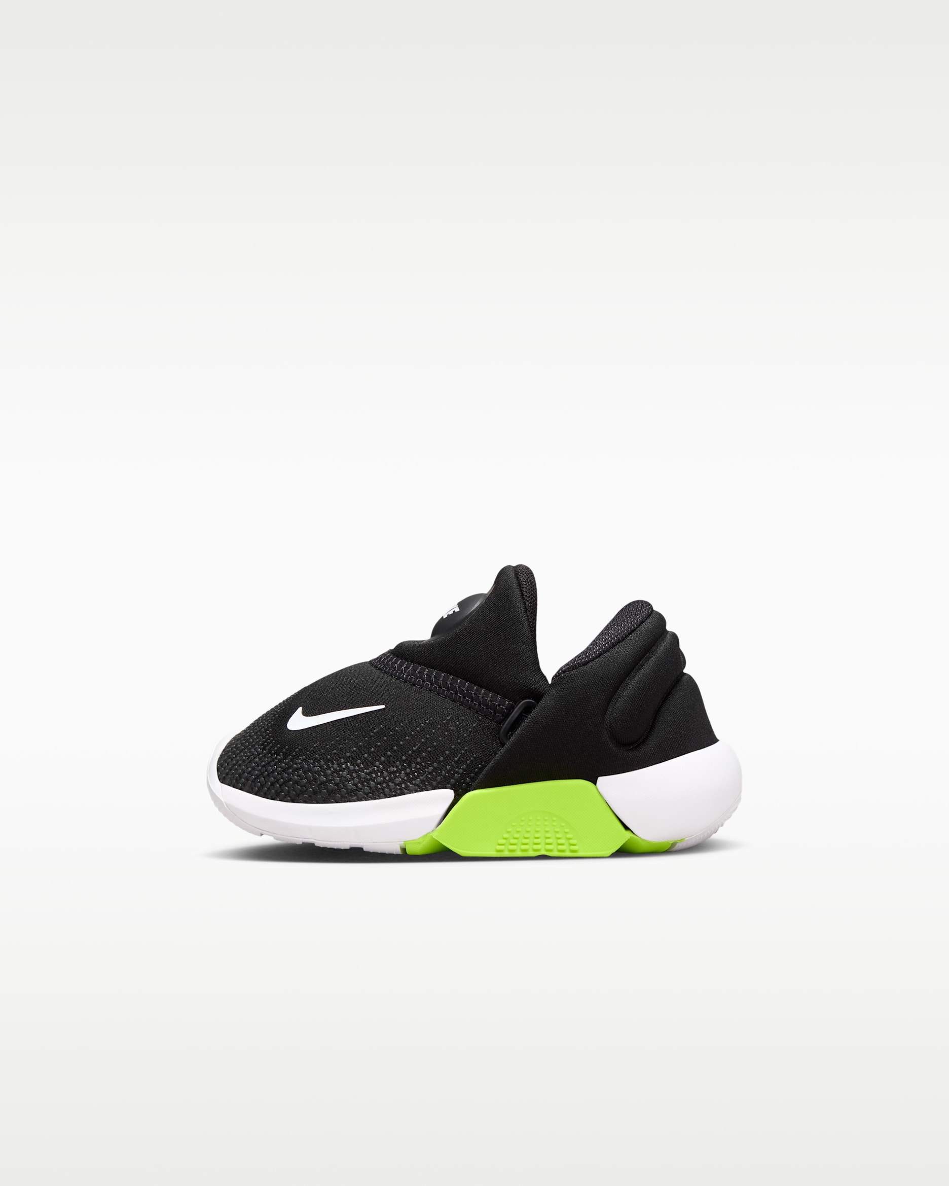 Sko Nike Swoosh Go för små barn - Svart/Volt/Anthracite/Vit