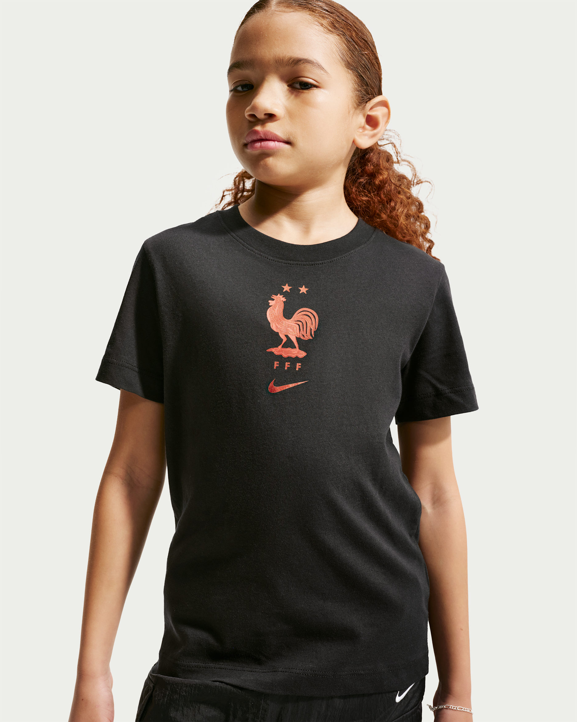 FFF Older Kids' Nike Football T-Shirt - Black