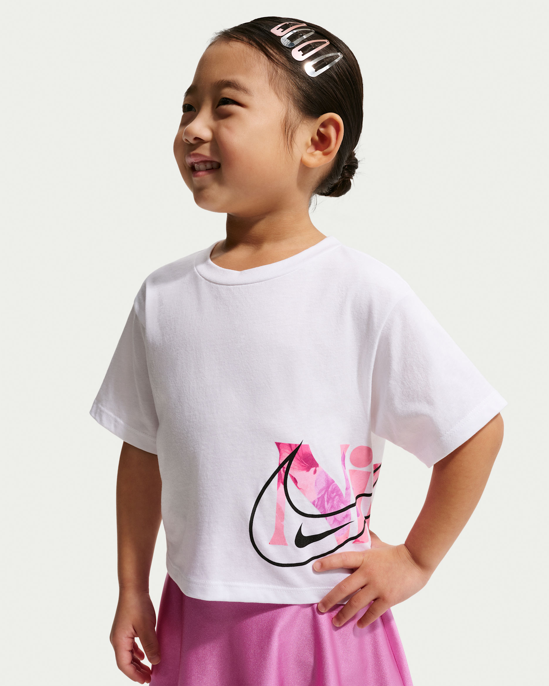 Nike Move With Nature Toddler Boxy T-Shirt - White