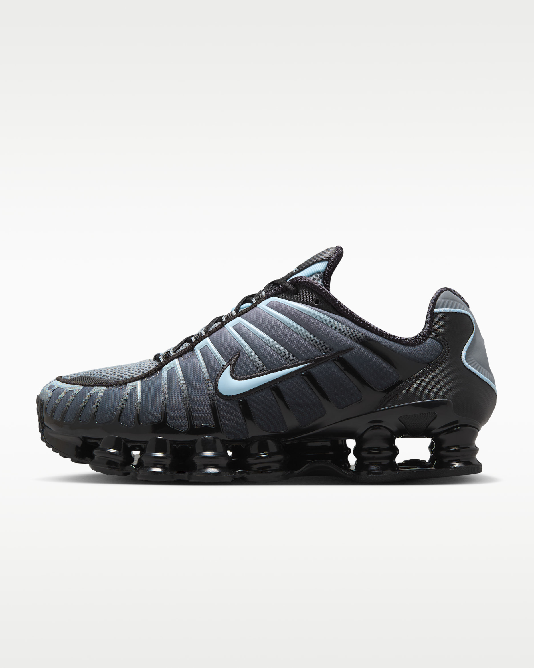 Nike Shox TL Men's Shoes - Black/Cool Grey/Celestine Blue