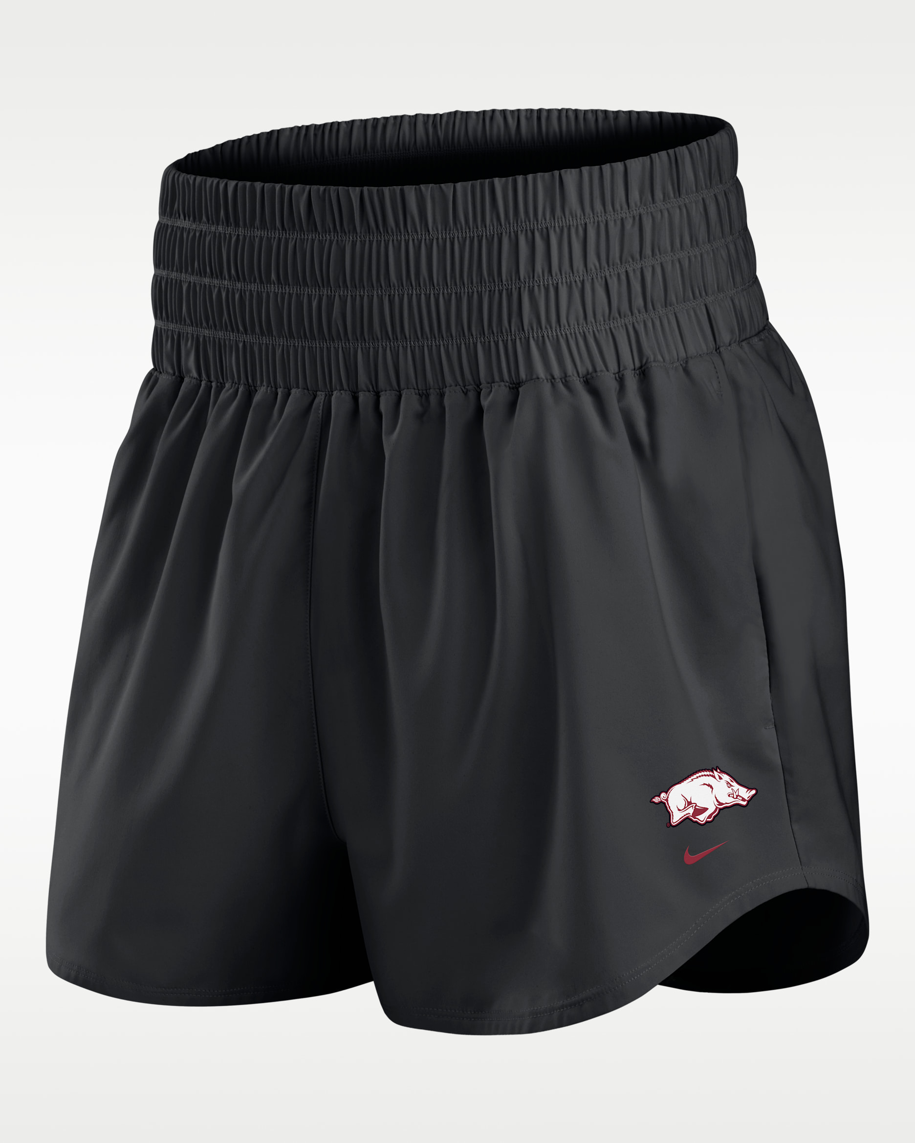 Arkansas Primary Logo One Women's Nike Dri-FIT College Shorts - Black