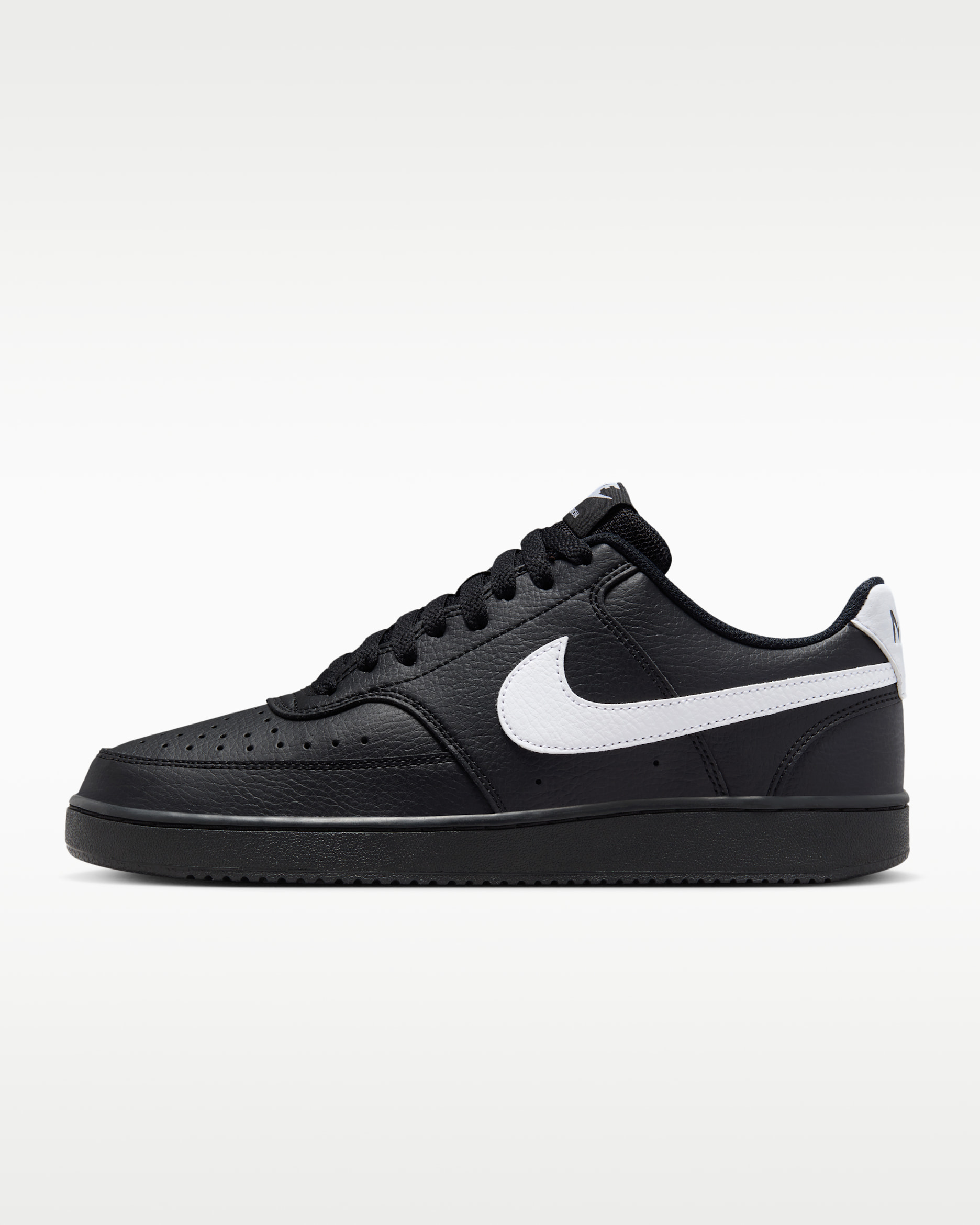 Nike Court Vision Low Men's Shoes - Black/Black/White