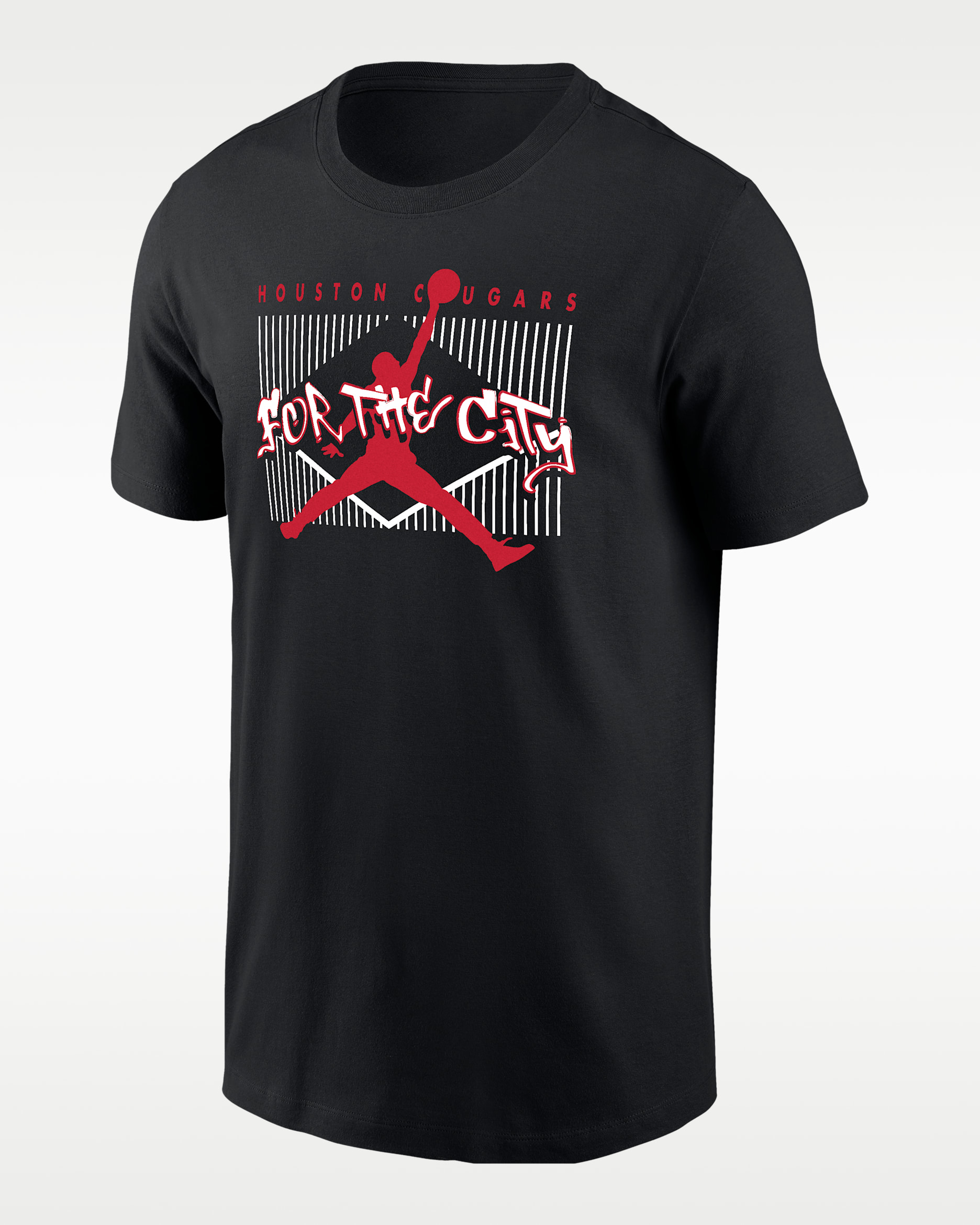 Houston Cougars Street Style Men's Nike NCAA Short-Sleeve T-Shirt - Black