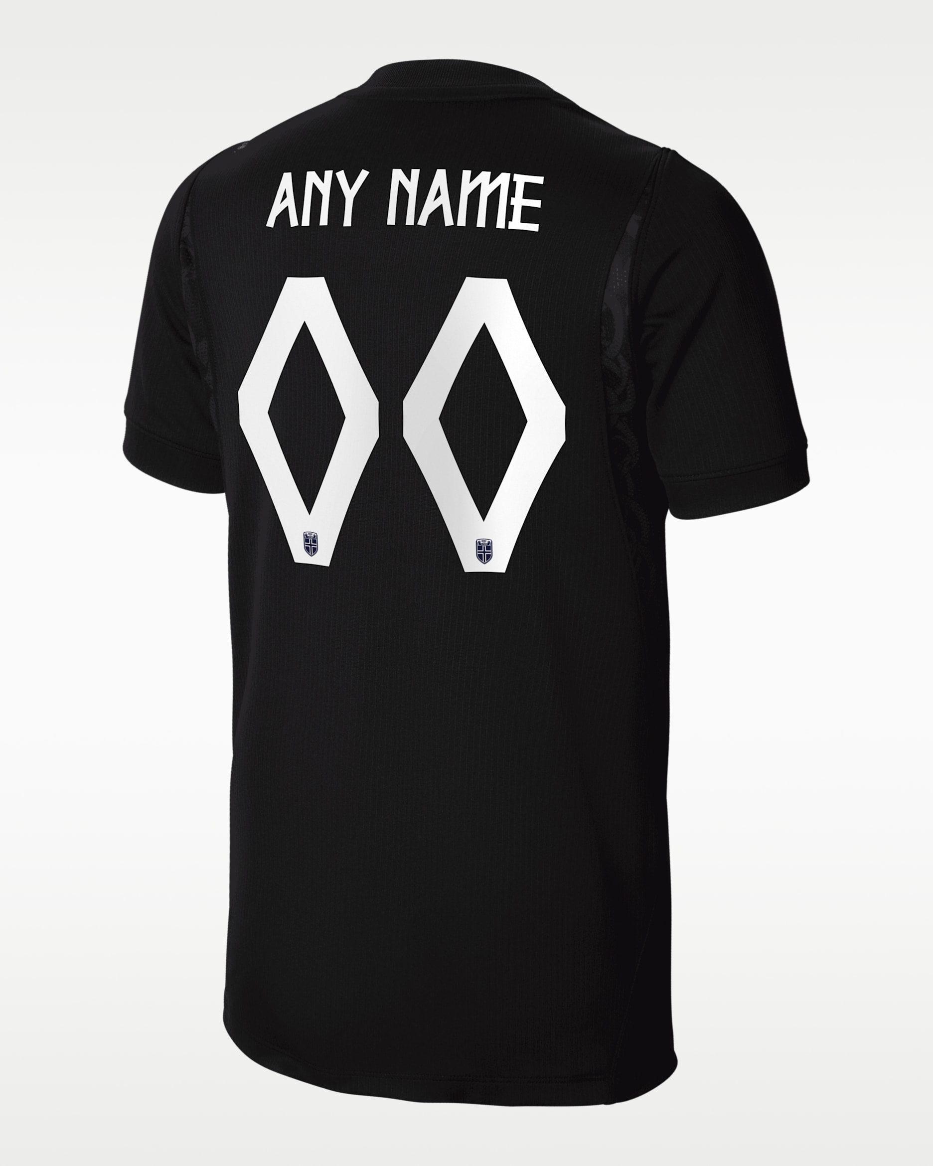 Norway 2026 Stadium Away Big Kids' Nike Dri-FIT Soccer Replica Custom Jersey By You - Black