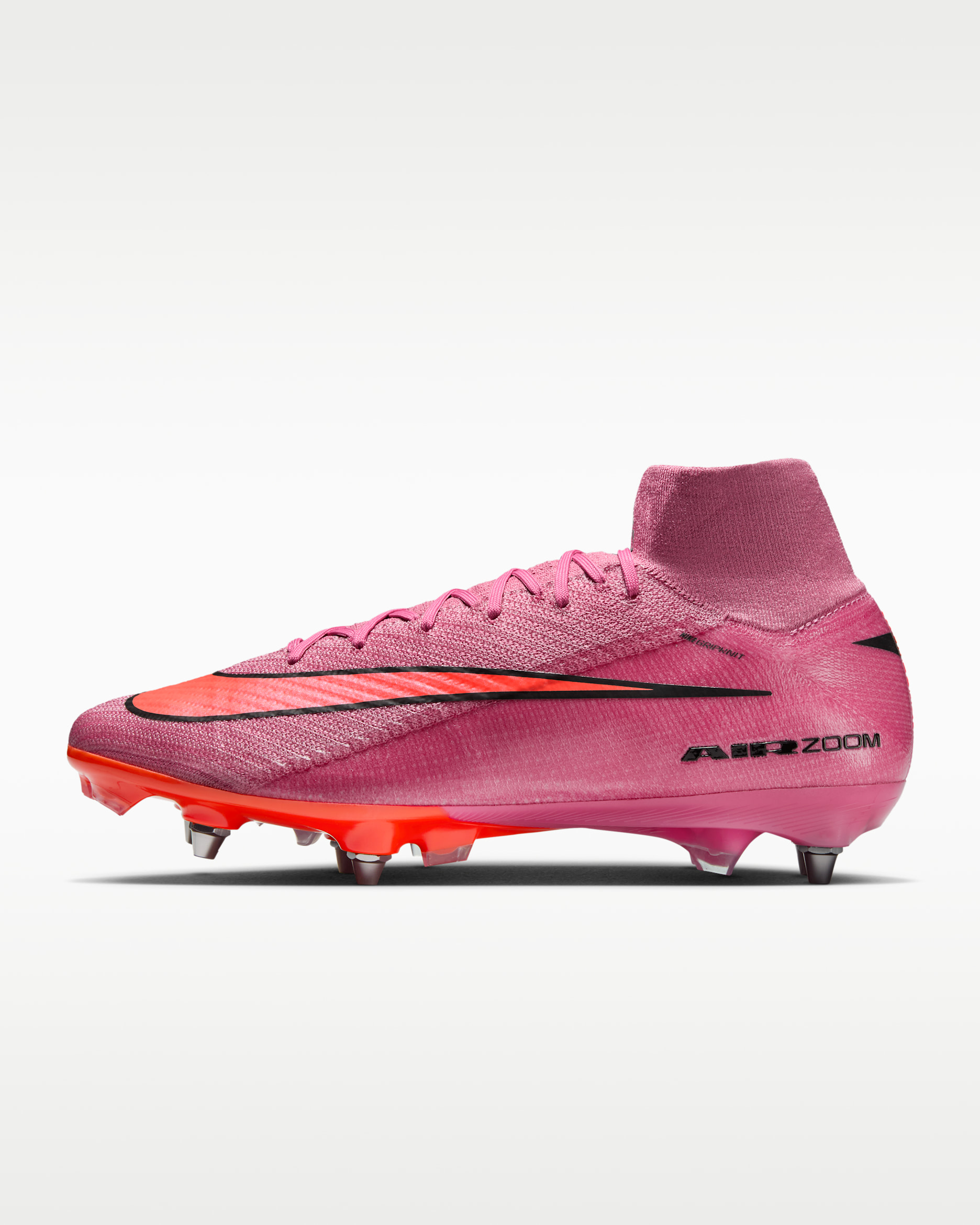 Korki piłkarskie o wysokim profilu SG-Pro Nike Mercurial Superfly 10 Elite - Magic Flamingo/Total Crimson/Czerń