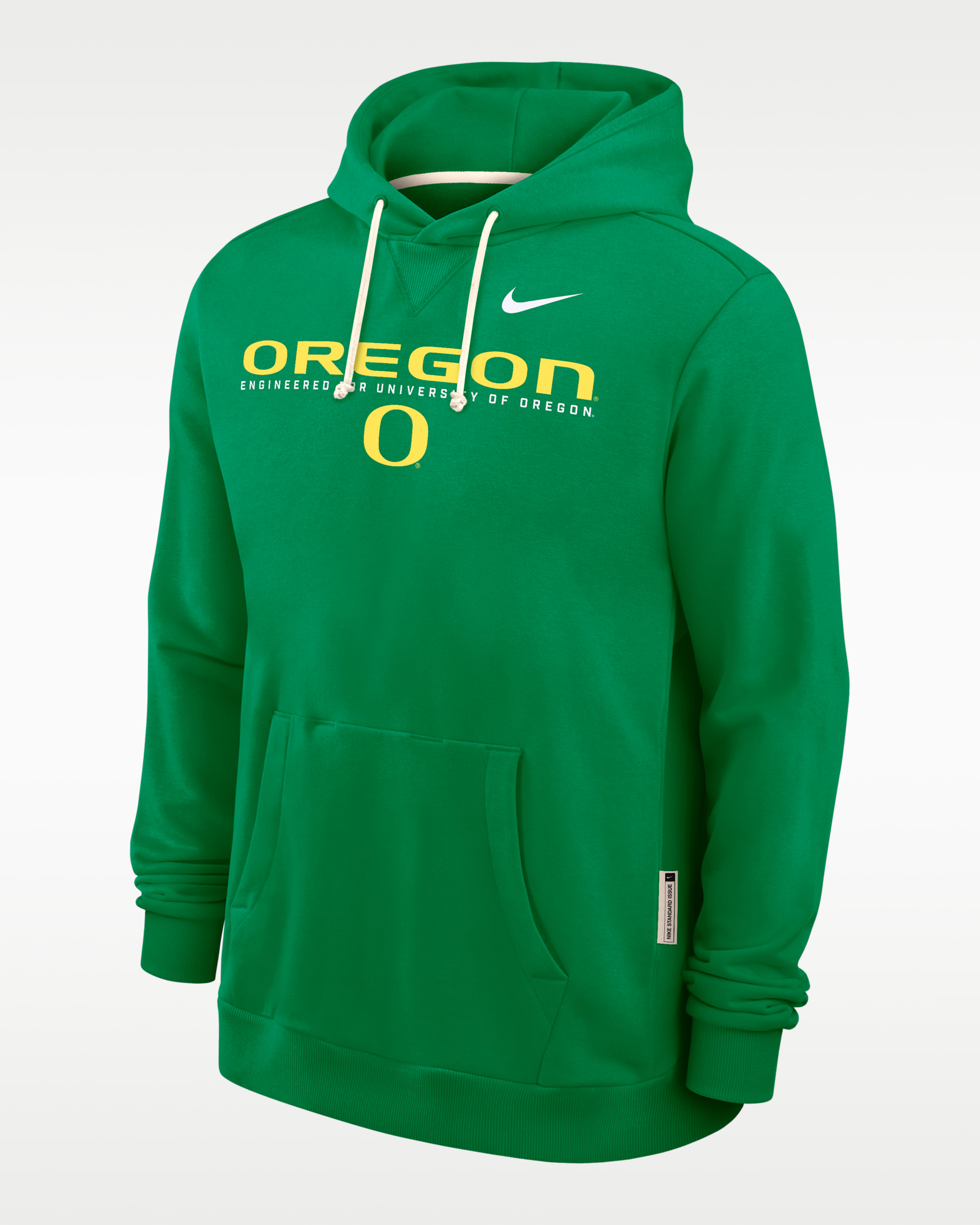 Oregon Sideline Men's Nike Dri-FIT College Pullover Hoodie - Apple Green