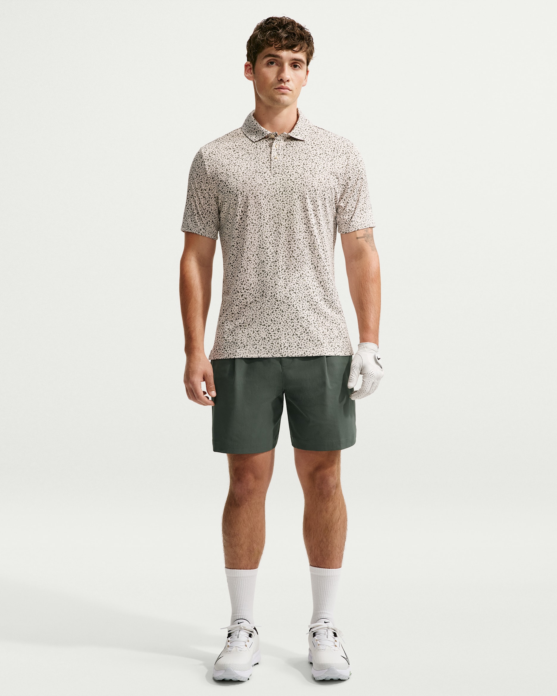 Nike Par Dri-FIT golfshorts til herre - Camo Green/Svart/Camo Green