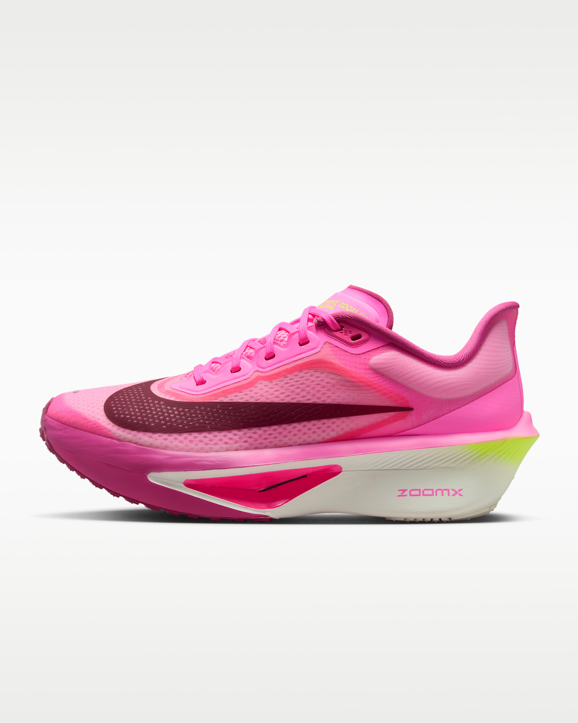 Nike Zoom Fly 6-konkurrenceløbesko til vej til kvinder - Pink Spell/Crimson Tint/Hyper Pink/Bordeaux