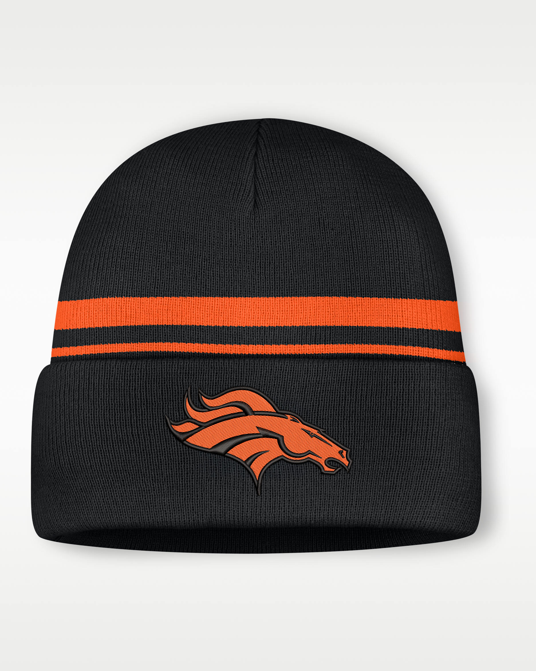 Denver Broncos Primetime Utility Men's Nike NFL Cuffed Beanie - Black