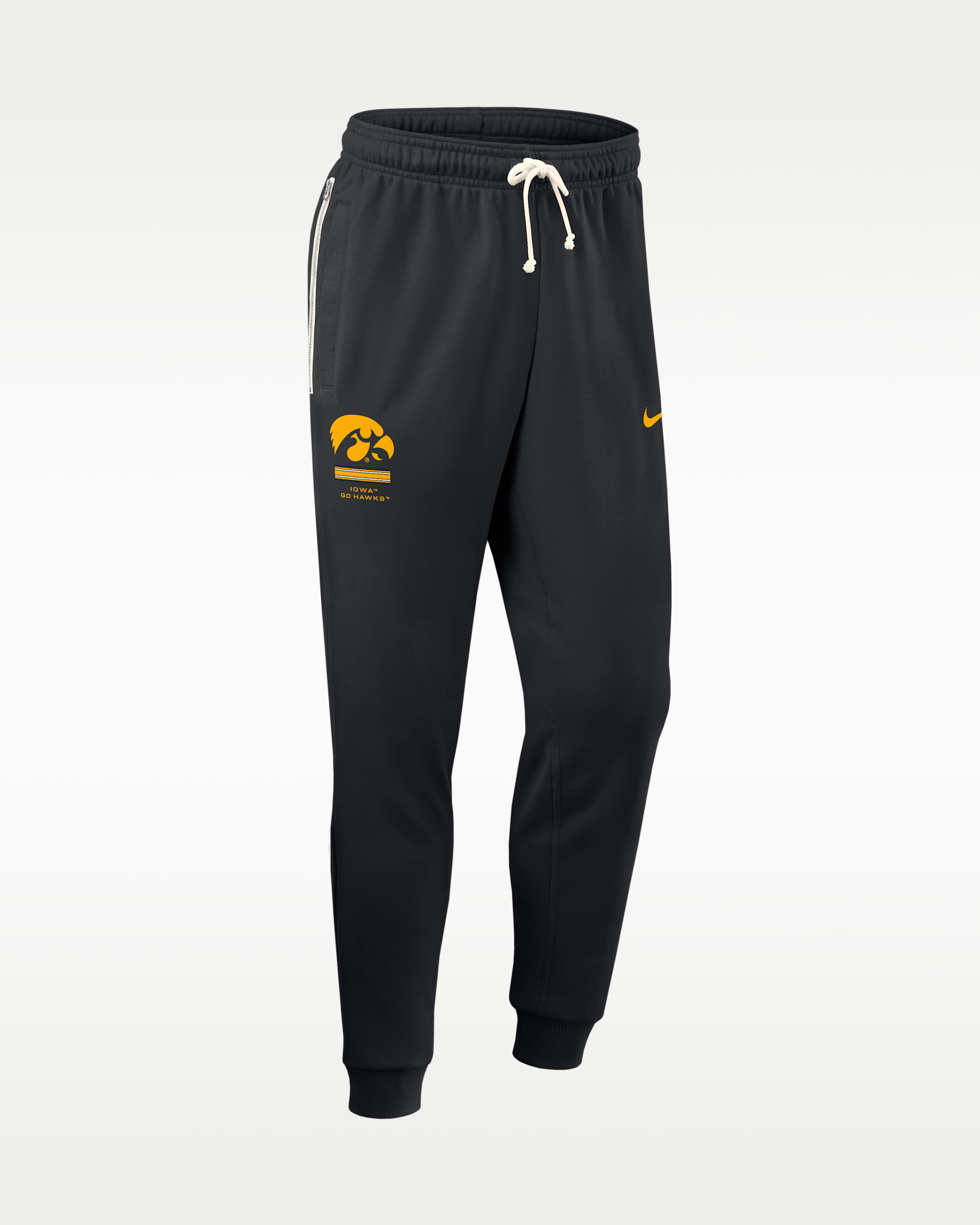 Iowa Sideline Standard Issue Men's Nike Dri-FIT College Taper Pants - Black