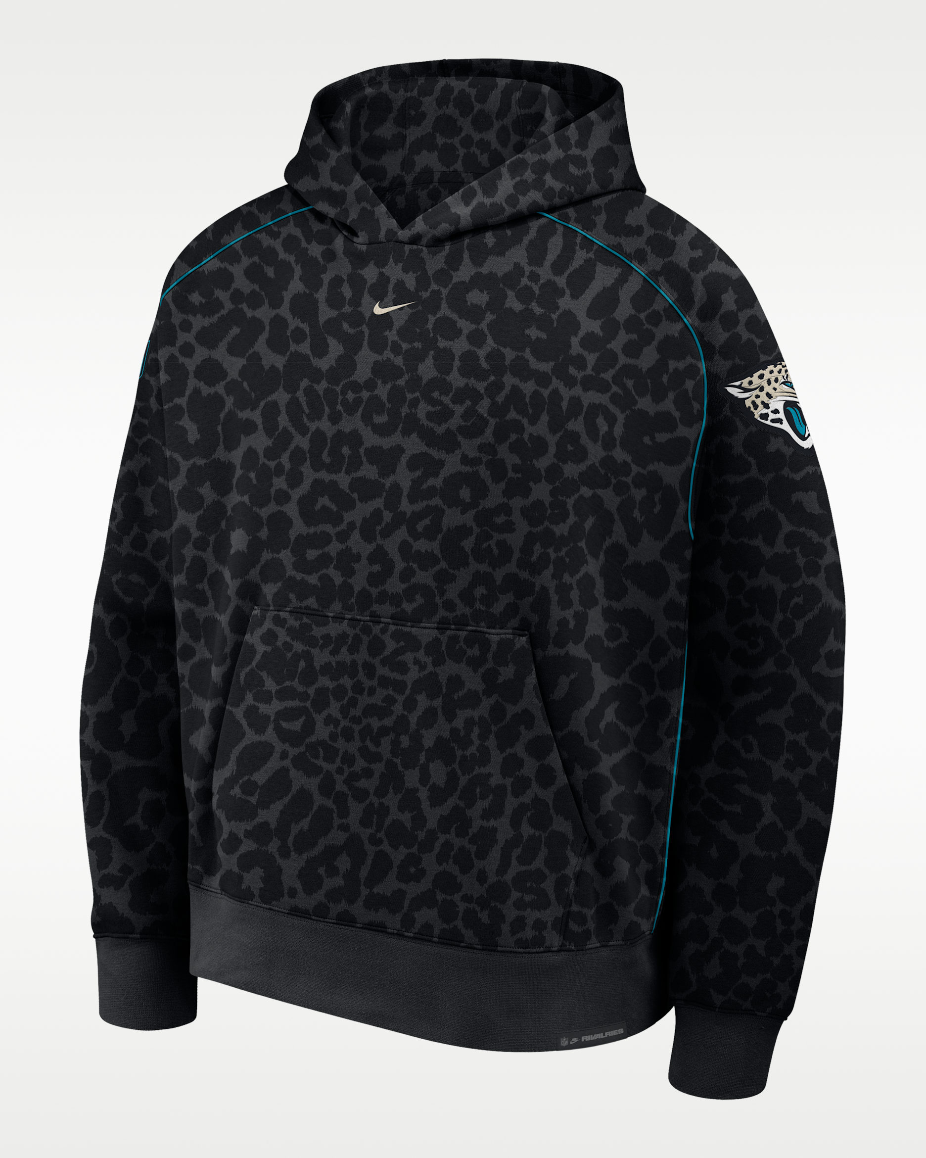 Sudadera con gorro sin cierre Nike de la NFL para hombre Jacksonville Jaguars Rivalries Collection Air - Negro