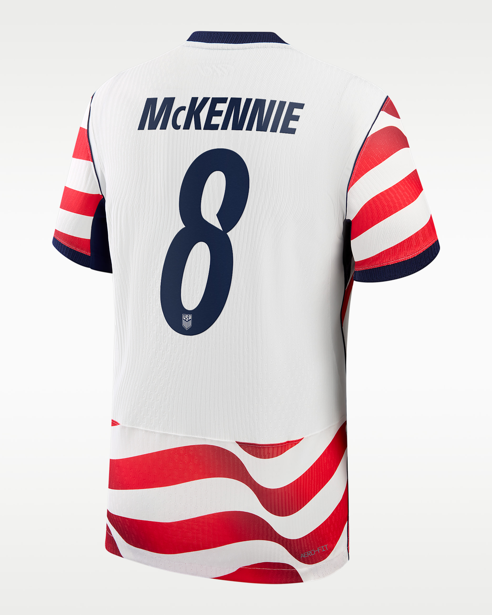 Weston McKennie USMNT 2026 Match Home Men's Nike Dri-FIT ADV Soccer Jersey - White
