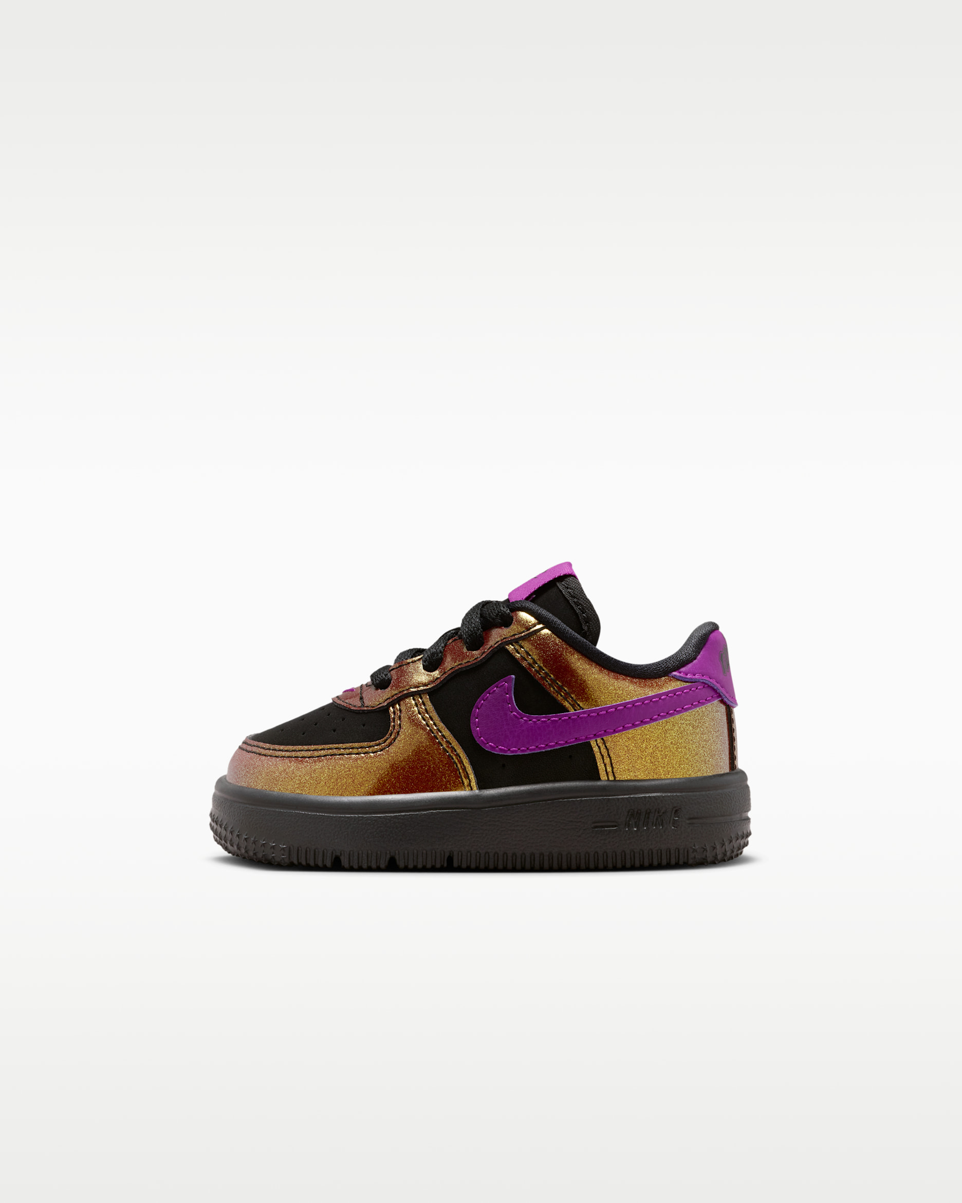 Nike Force 1 Low LV8 4 Baby/Toddler Shoes - Black/Bold Berry