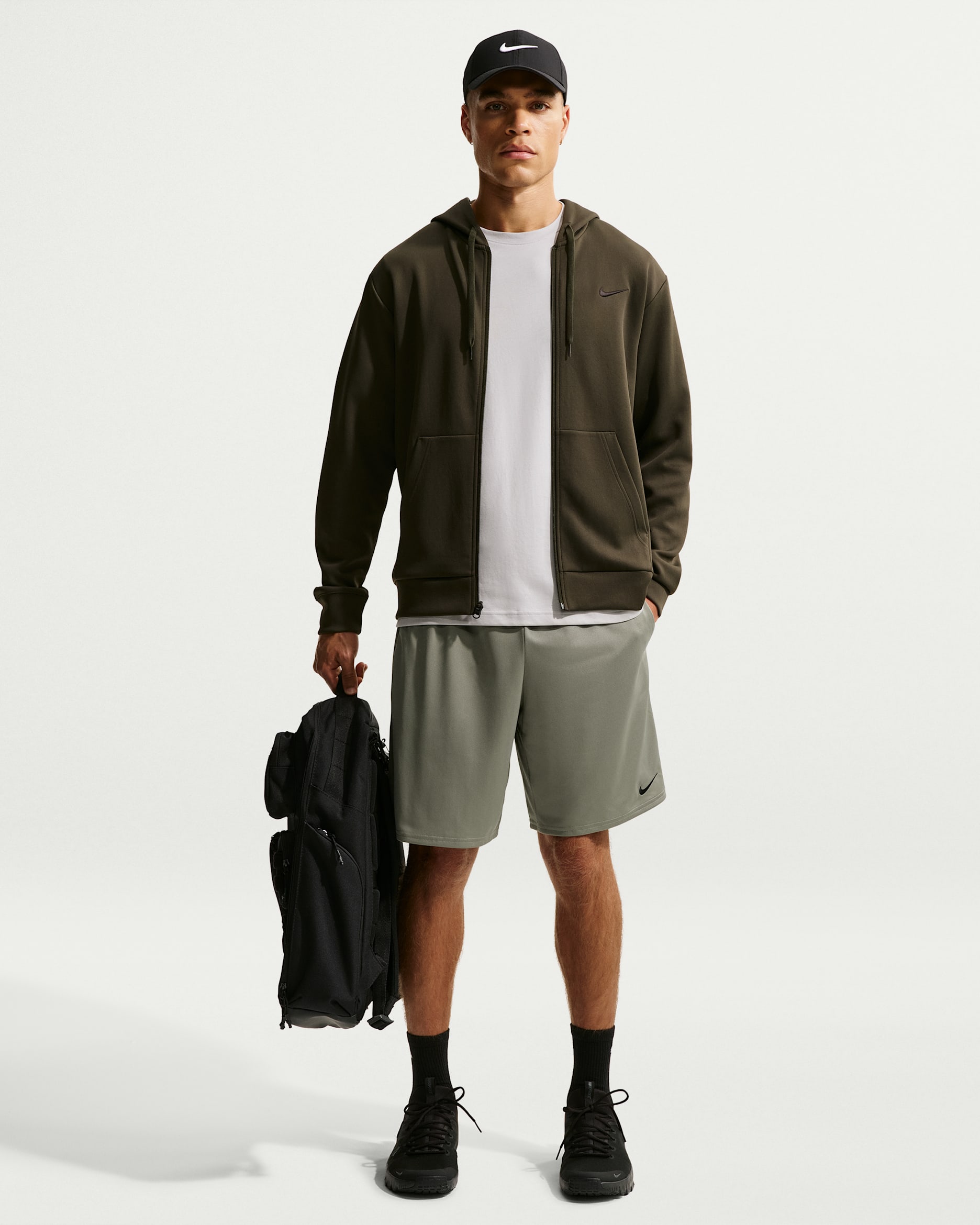 Shorts de entrenamiento de 23 cm para hombre Nike - Militar claro/Negro