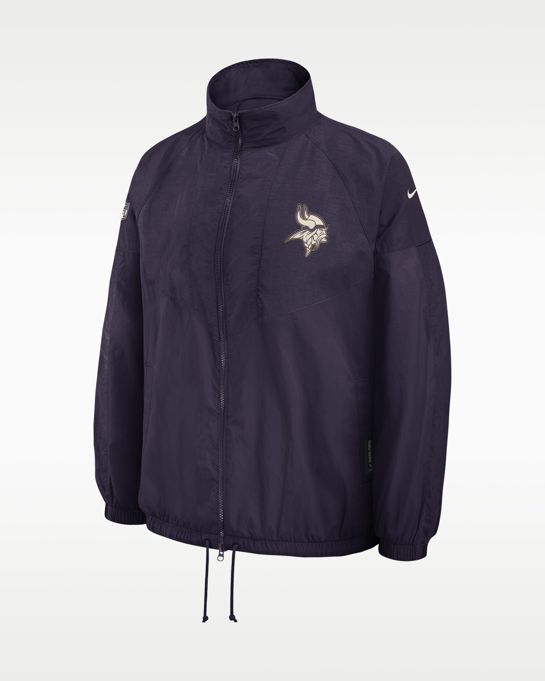 Minnesota Vikings Rivalries Collection Women's Nike NFL Oversized Full-Zip Jacket - Purple Dynasty