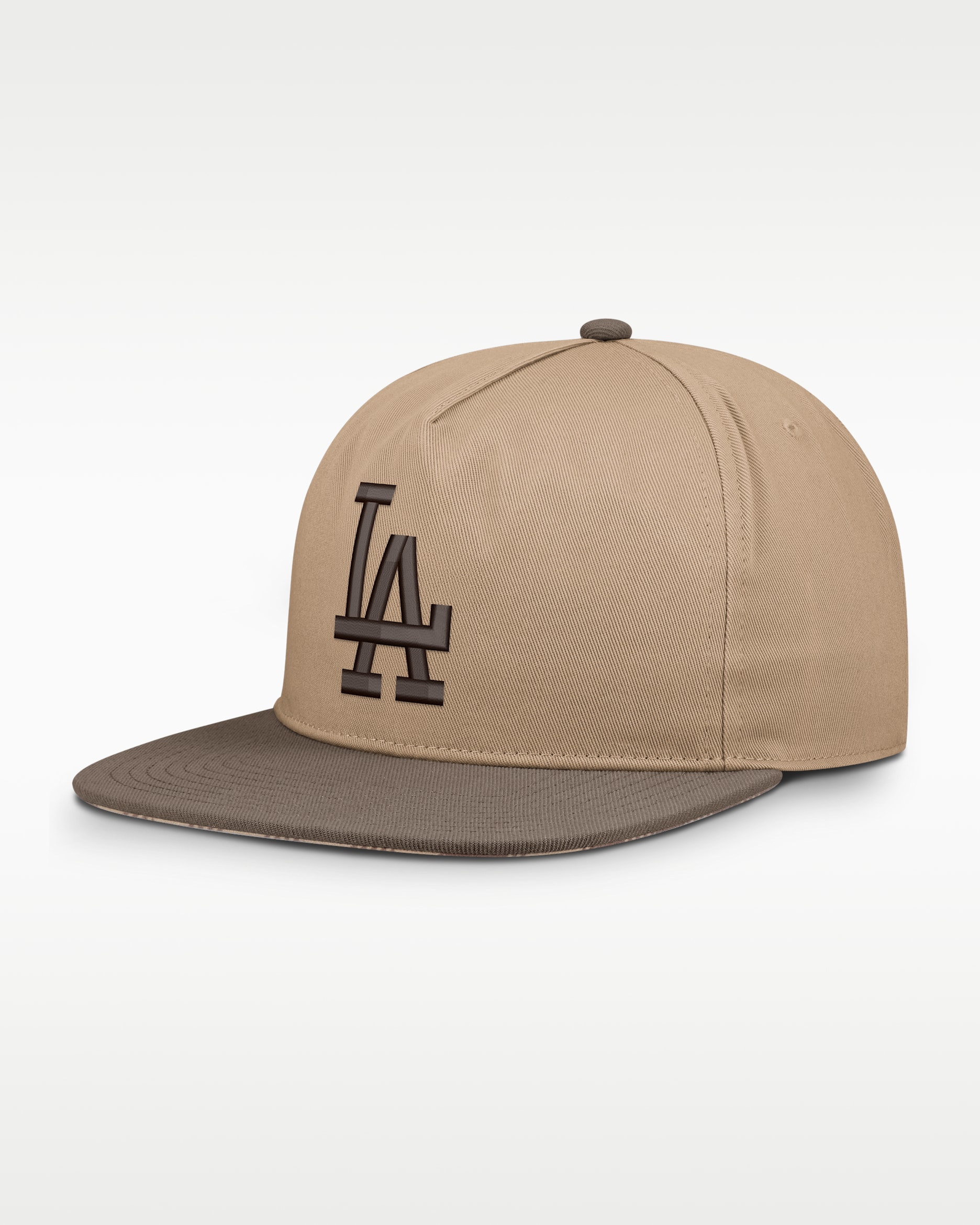 Gorra Nike de la MLB ajustable para hombre Los Angeles Dodgers Statement - Cáñamo/Marrón visón