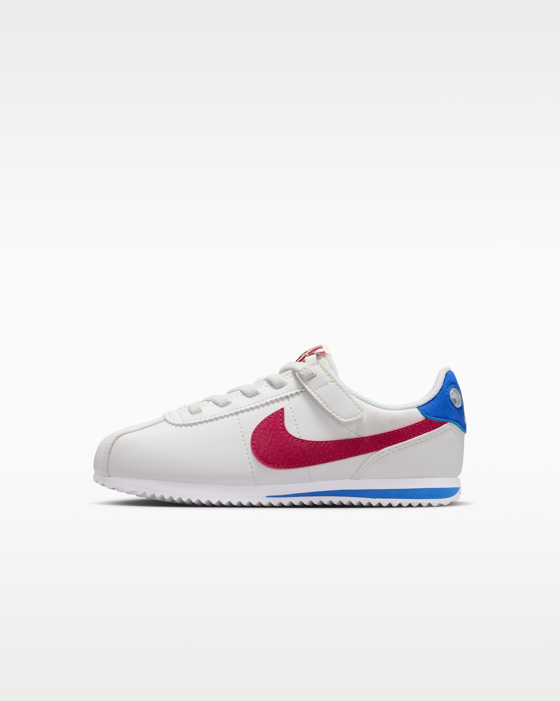 รองเท้าเด็กเล็ก Nike Cortez SE EasyOn - Summit White/Hyper Royal/ขาว/Noble Red