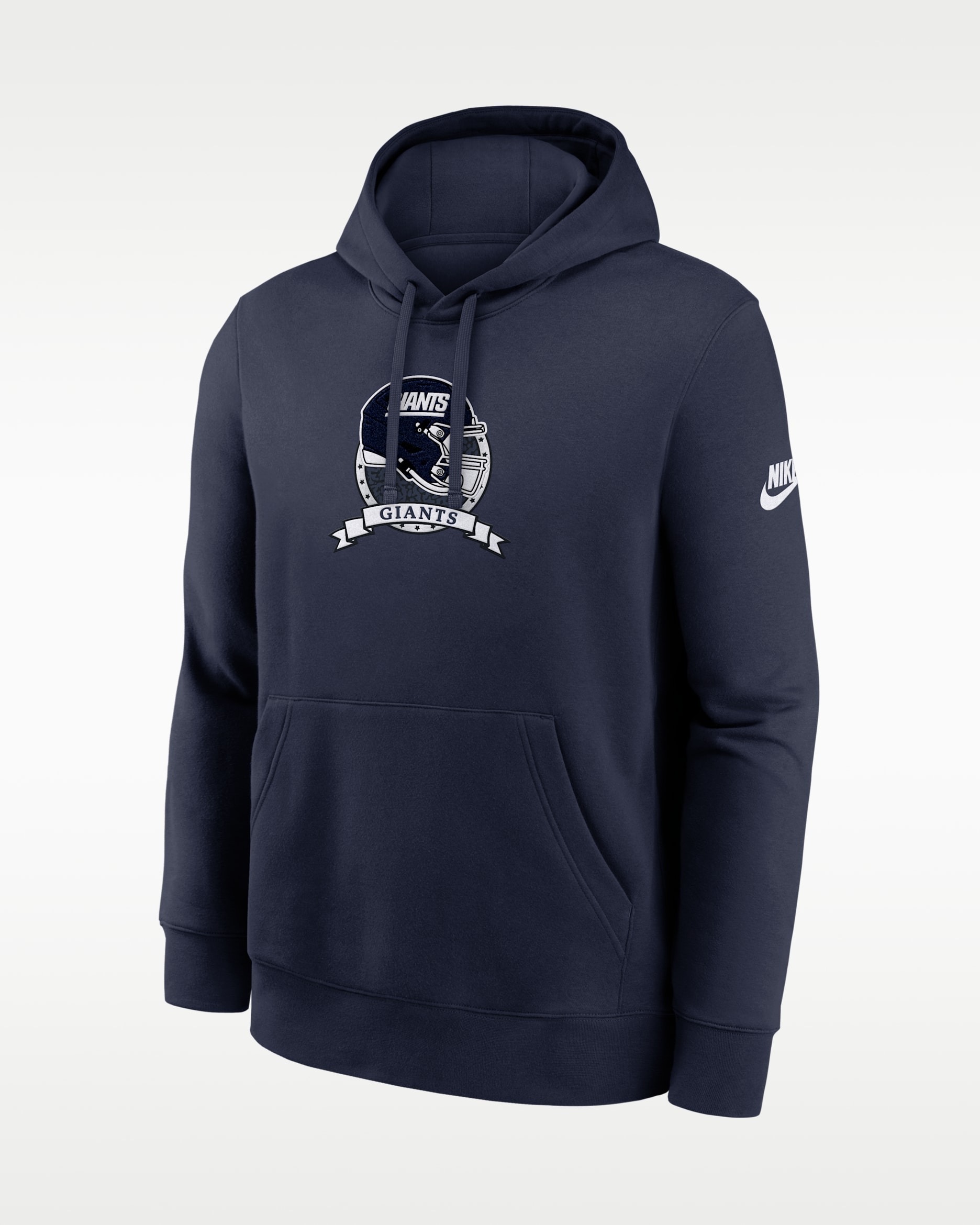 New York Giants Rewind Club Men's Nike NFL Pullover Hoodie - Navy