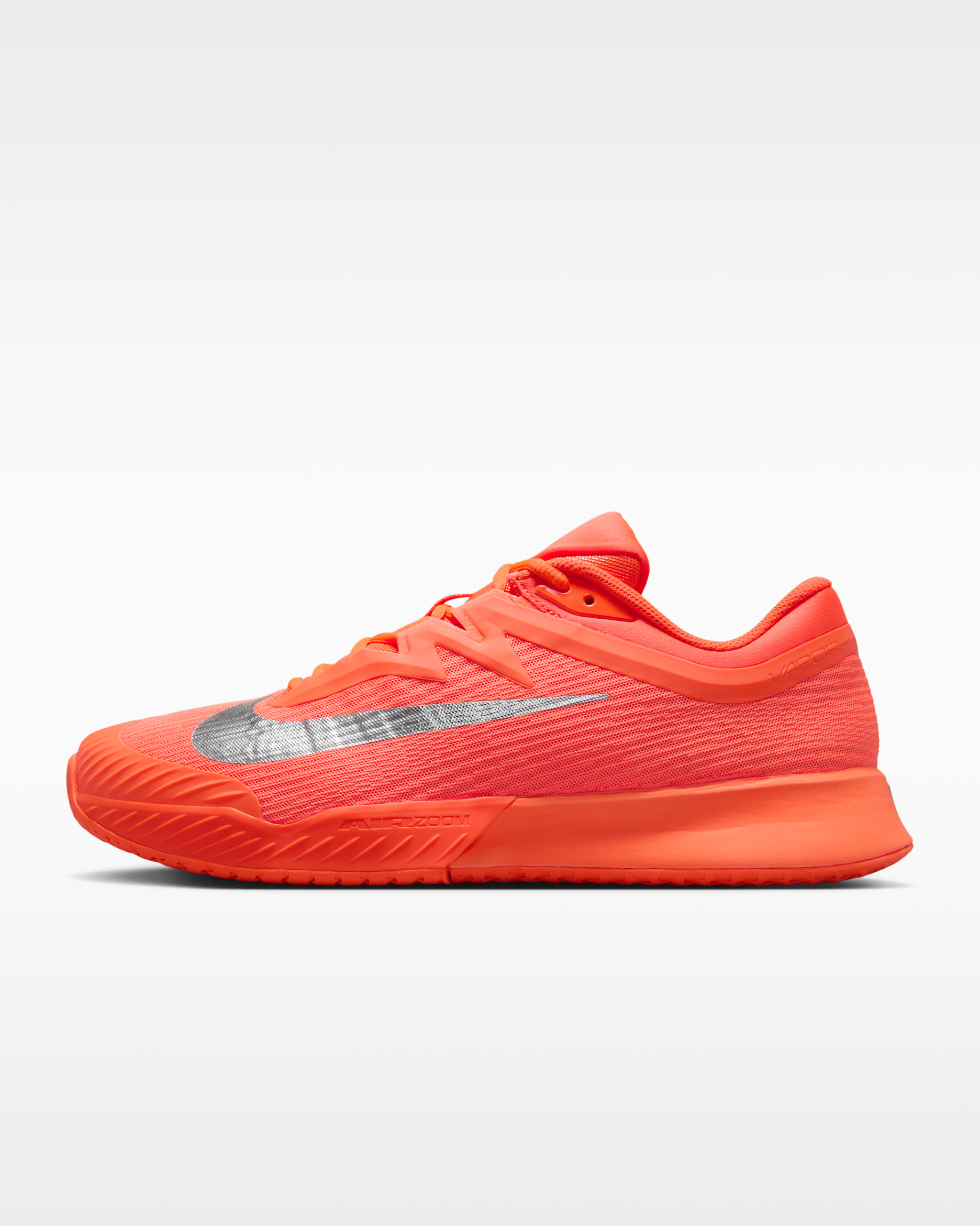Nike Vapor Pro 3 Premium Men's Hard Court Tennis Shoes - Hyper Crimson/Metallic Silver