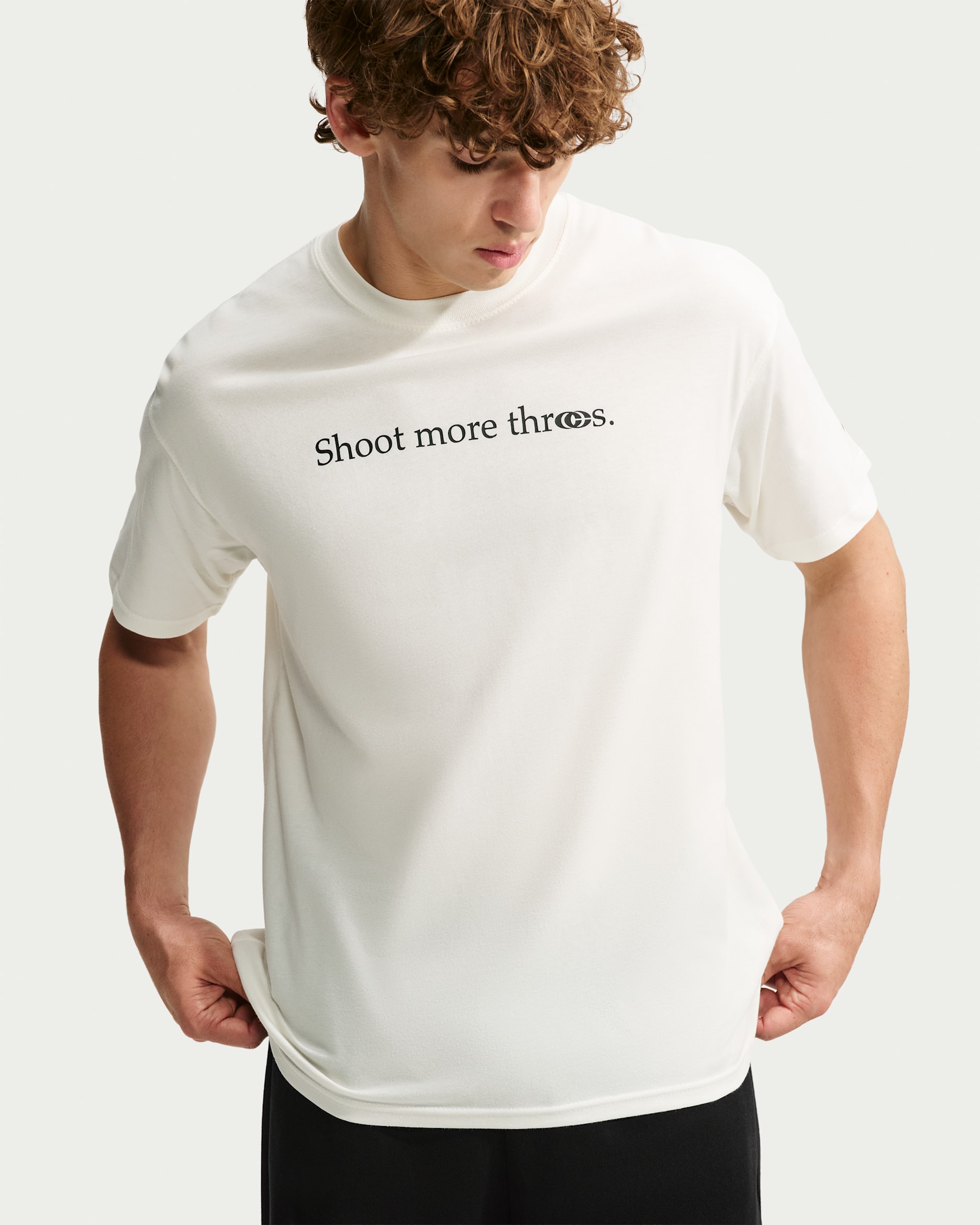 Caitlin Clark Men's Basketball T-Shirt - Sail