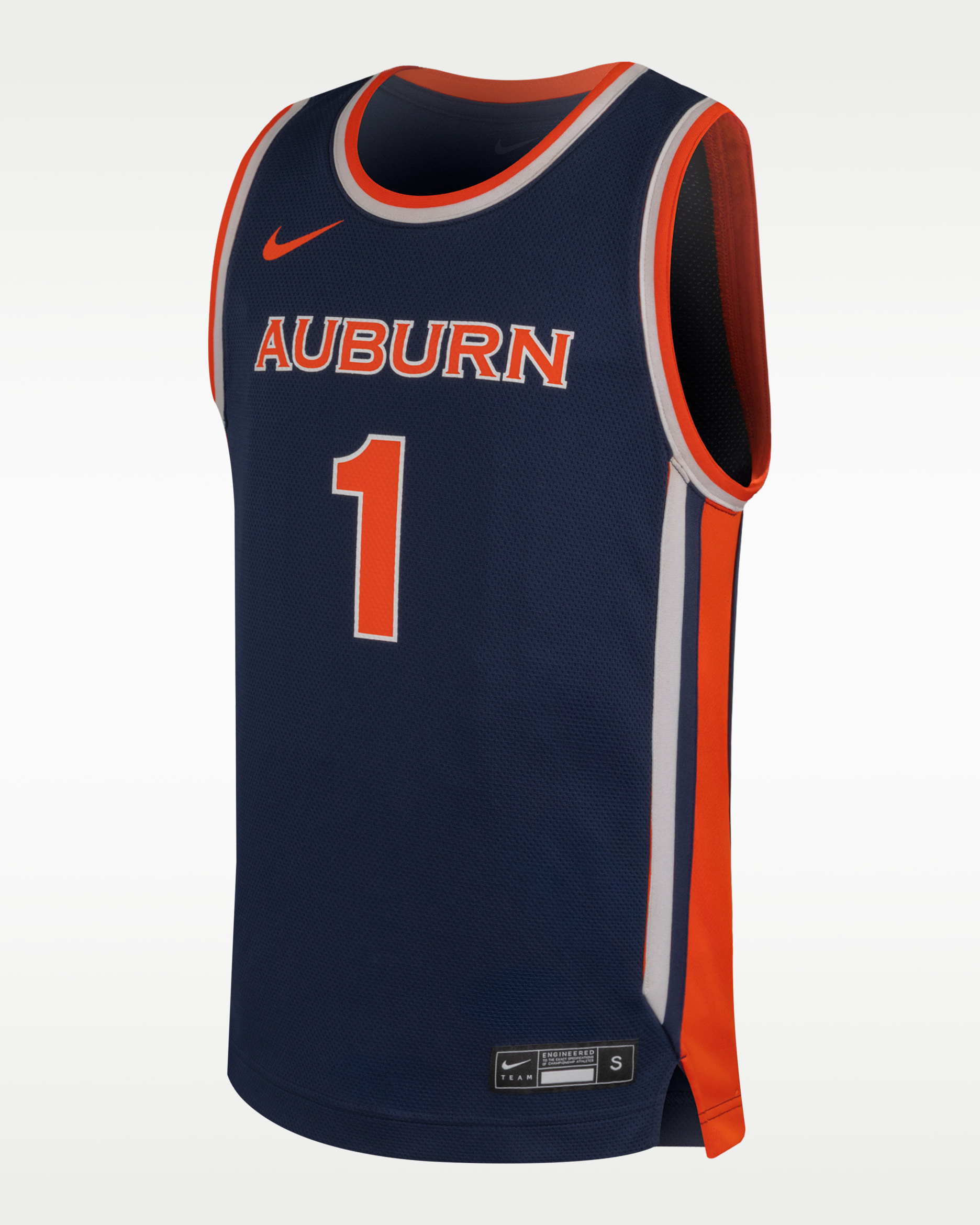 Jersey de básquetbol universitario Nike Dri-FIT Replica para niños talla grande Auburn - Azul marino