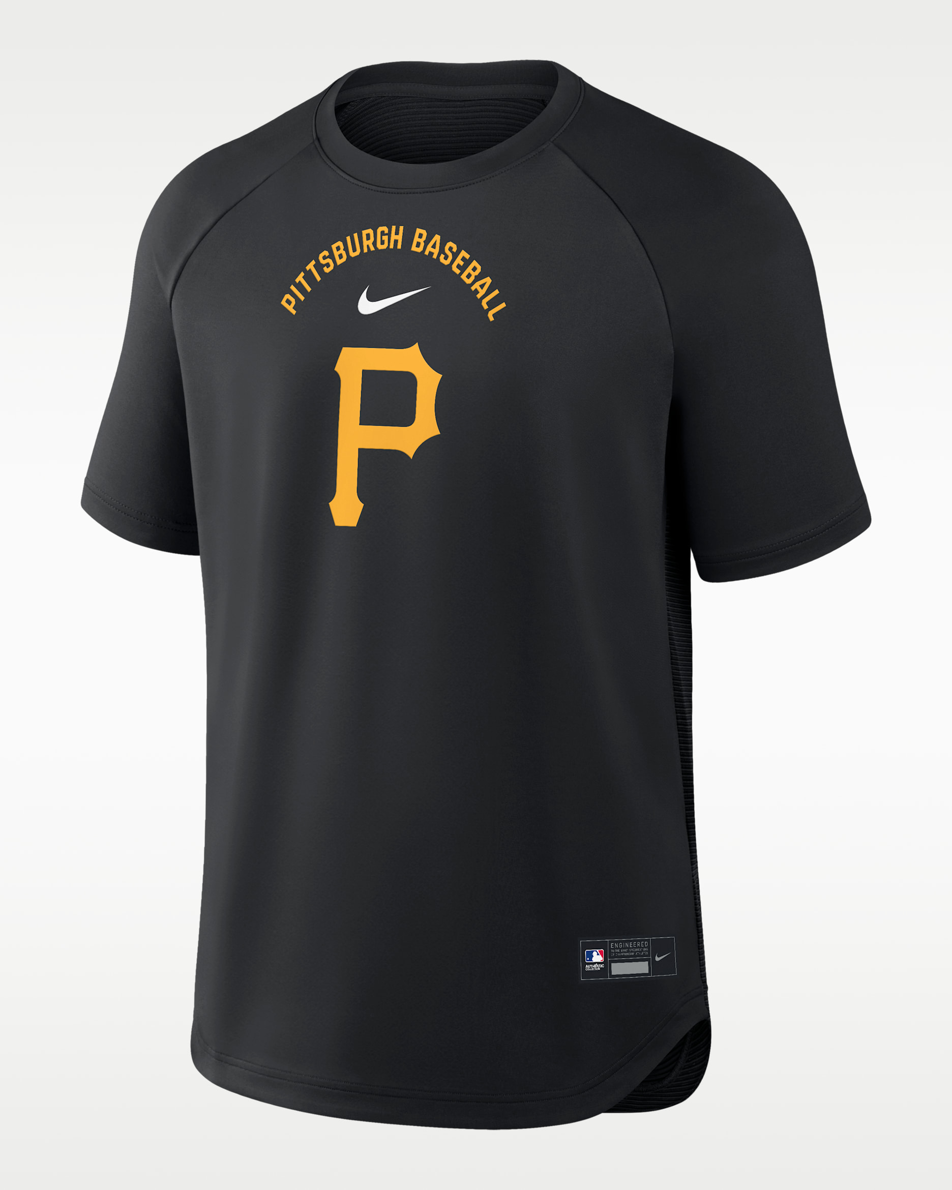 Pittsburgh Pirates Authentic Collection Batting Practice Pregame Men's Nike Dri-FIT MLB Top - Black