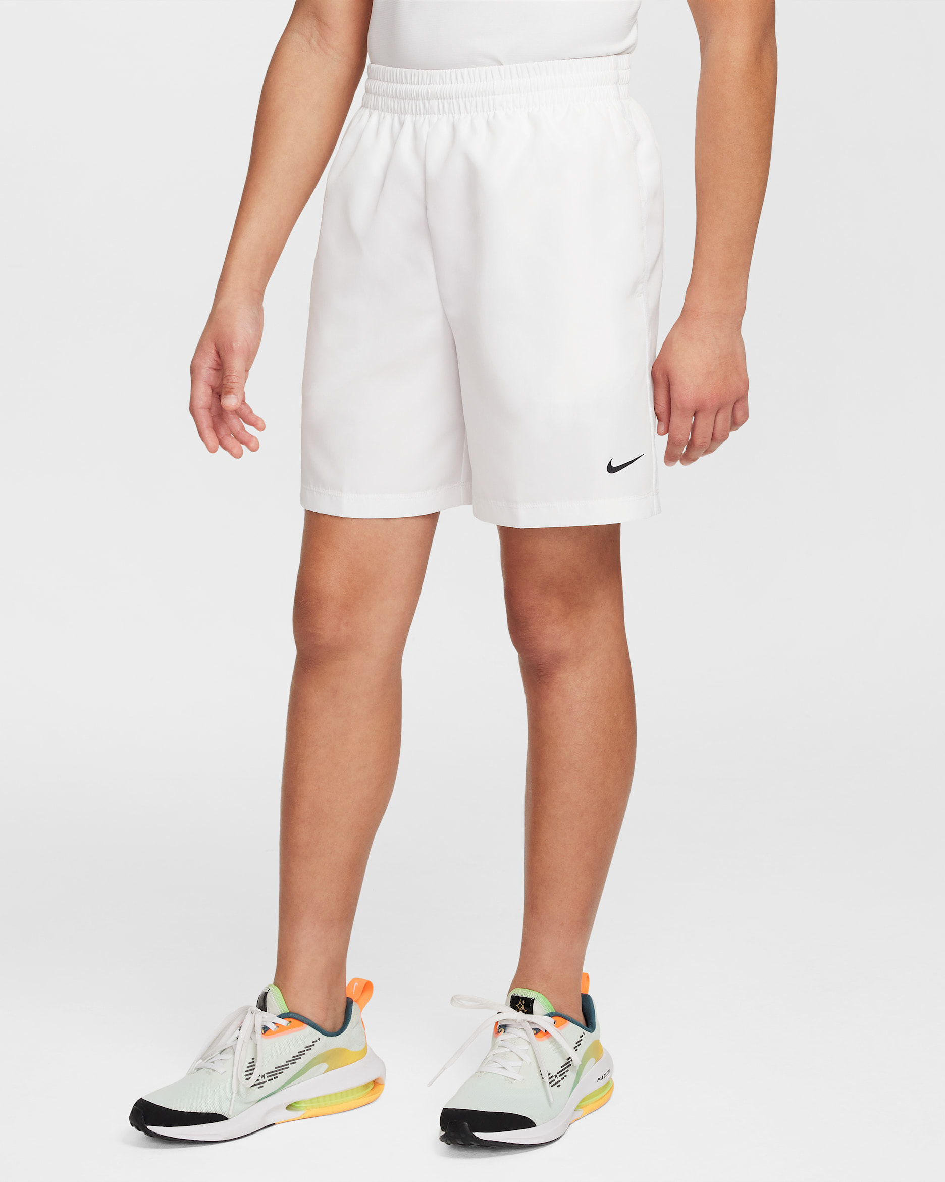 Short de training Dri-FIT Nike Multi pour ado - Blanc/Blanc/Noir