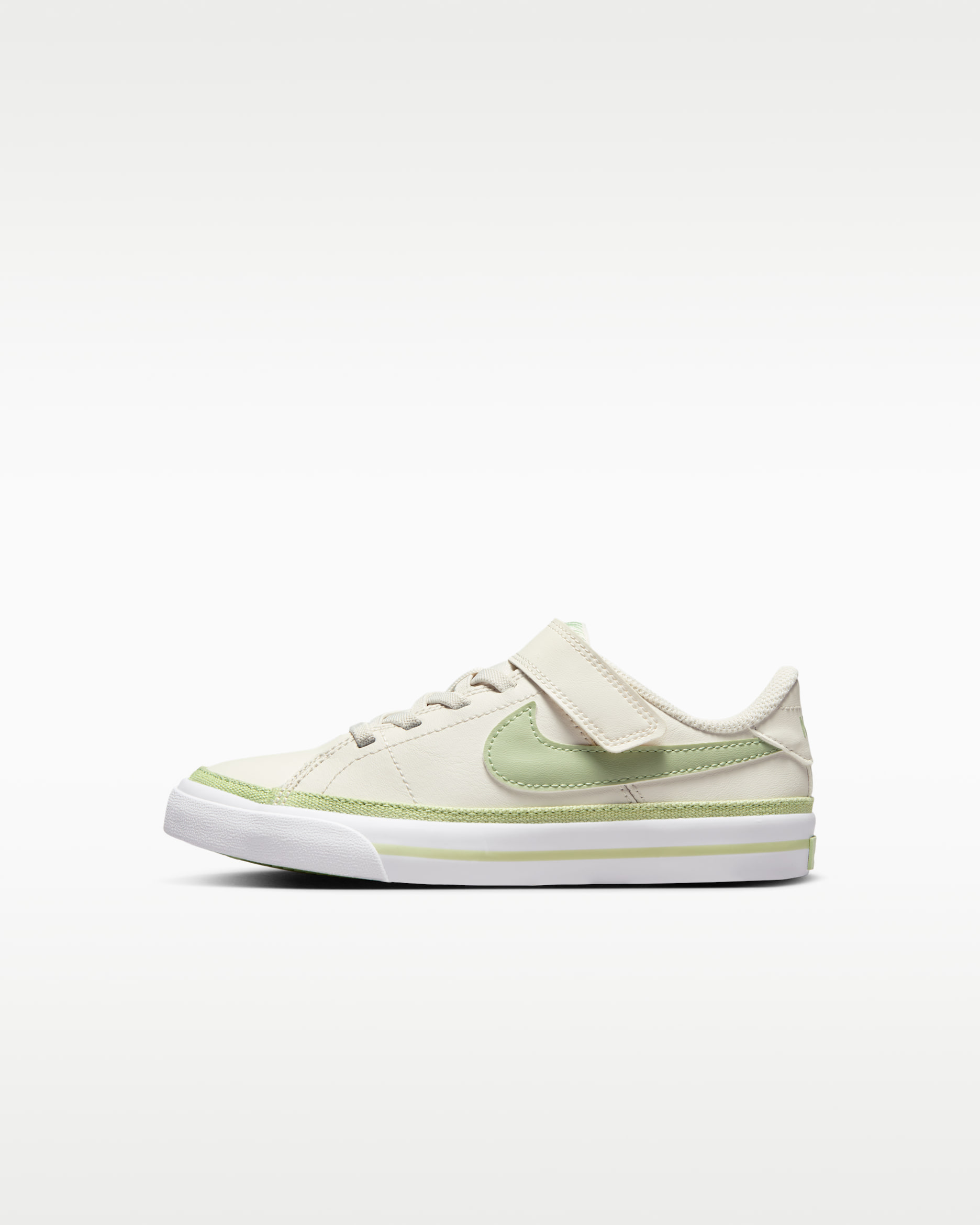 NikeCourt Legacy Younger Kids' Shoes - Phantom/White/Honeydew