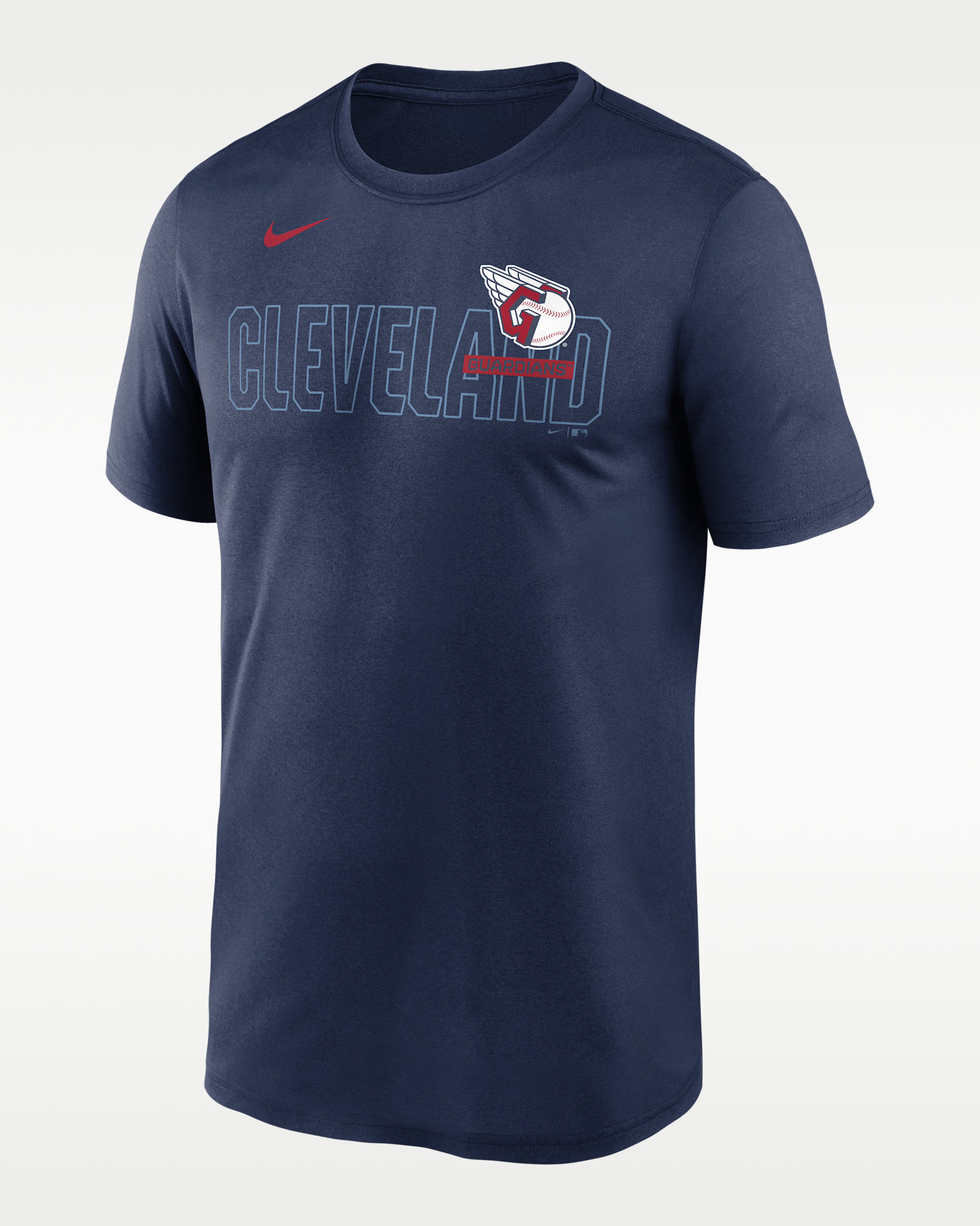 Cleveland Guardians Knockout Team Legend Men's Nike Dri-FIT MLB T-Shirt - Navy