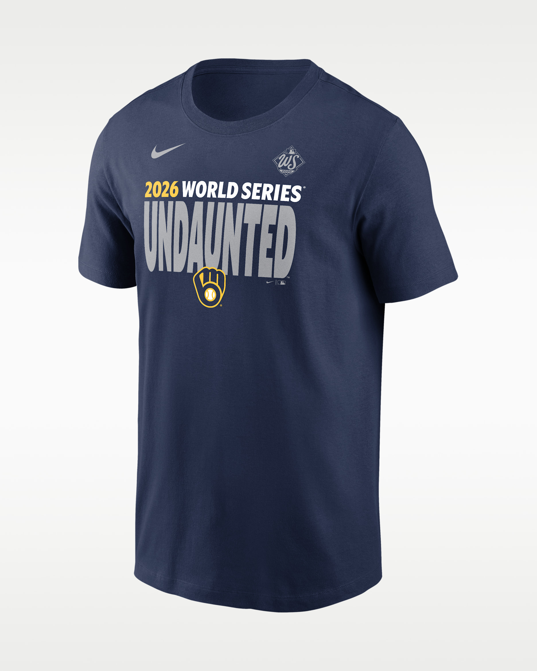 Milwaukee Brewers 2026 World Series Participant Men's Nike MLB T-Shirt - Navy
