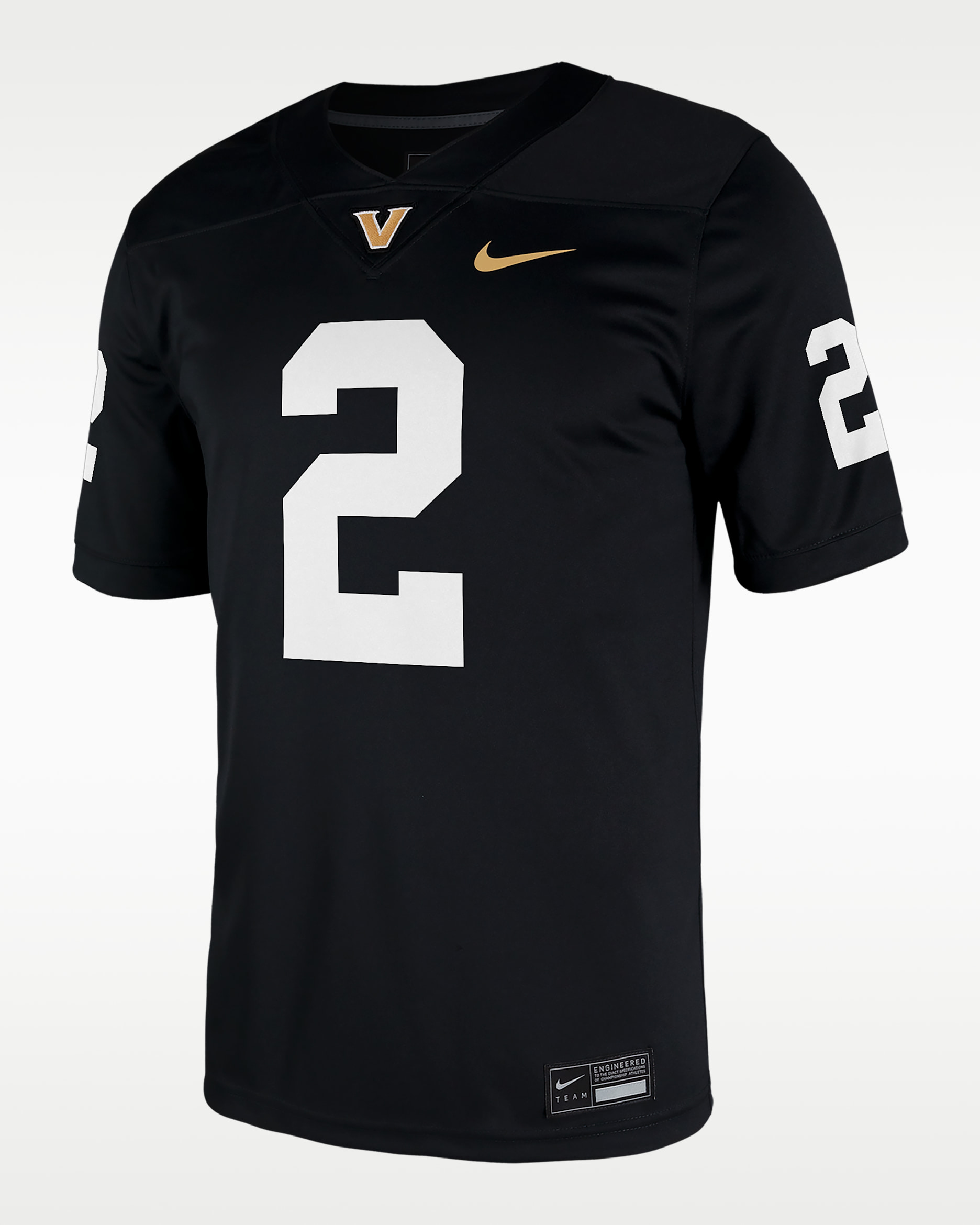 Diego Pavia Vanderbilt Men's Nike Dri-FIT College NIL Game Jersey - Black/Gold