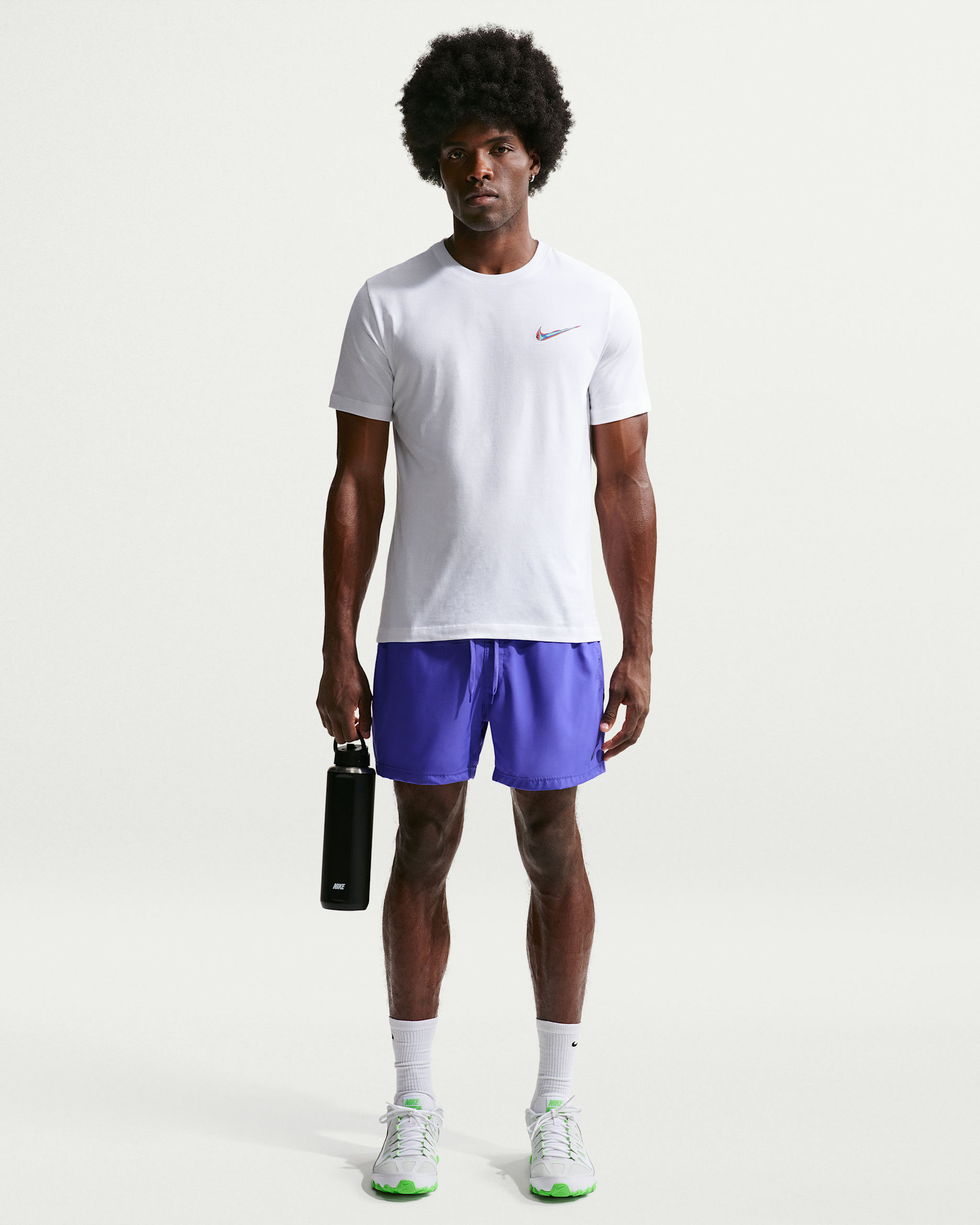 Nike Form Men's Dri-FIT 5" Unlined Versatile Shorts - Persian Violet/Black
