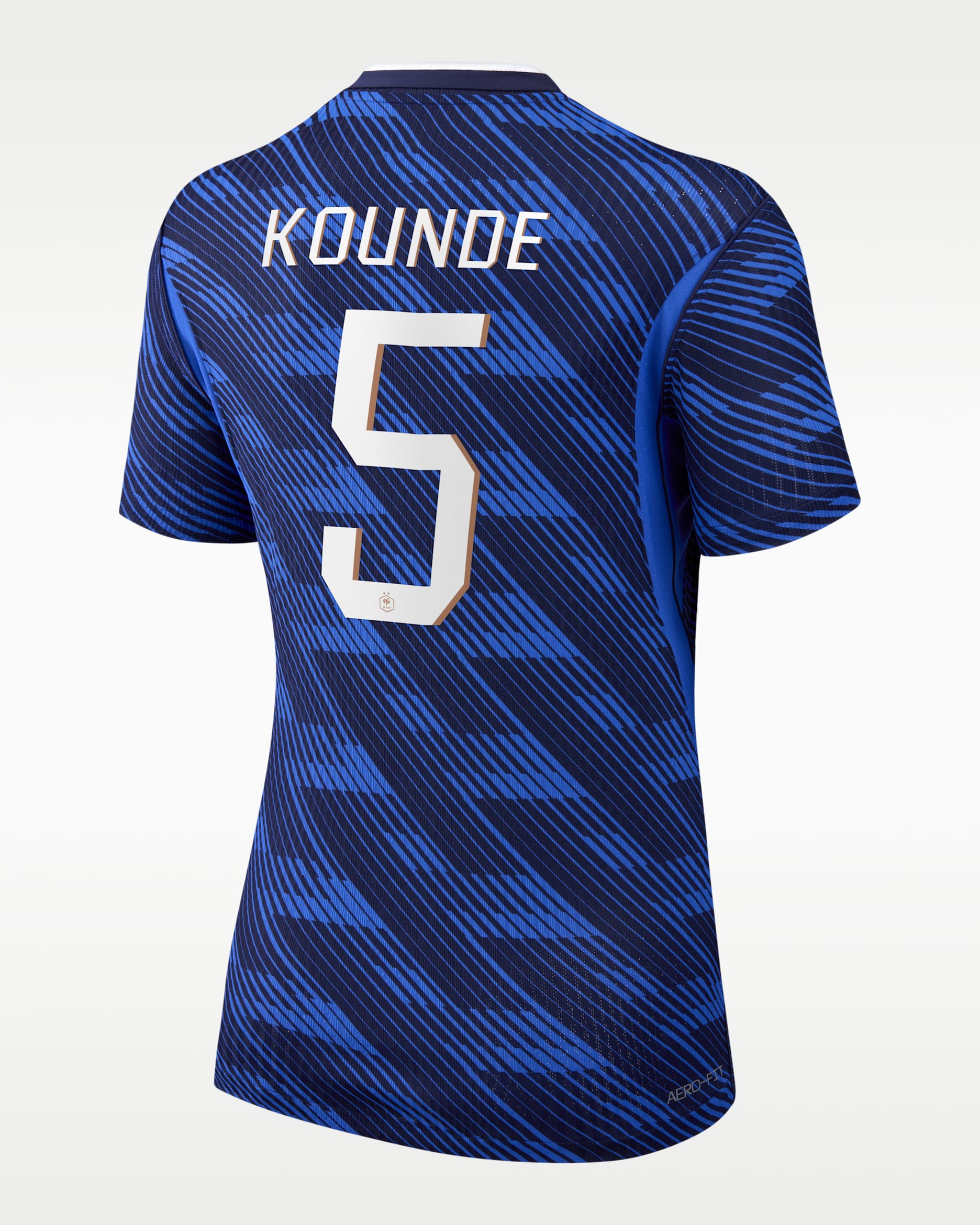 Jules Koundé France National Team 2026 Match Home Women's Nike Dri-FIT ADV Soccer Jersey - Blue